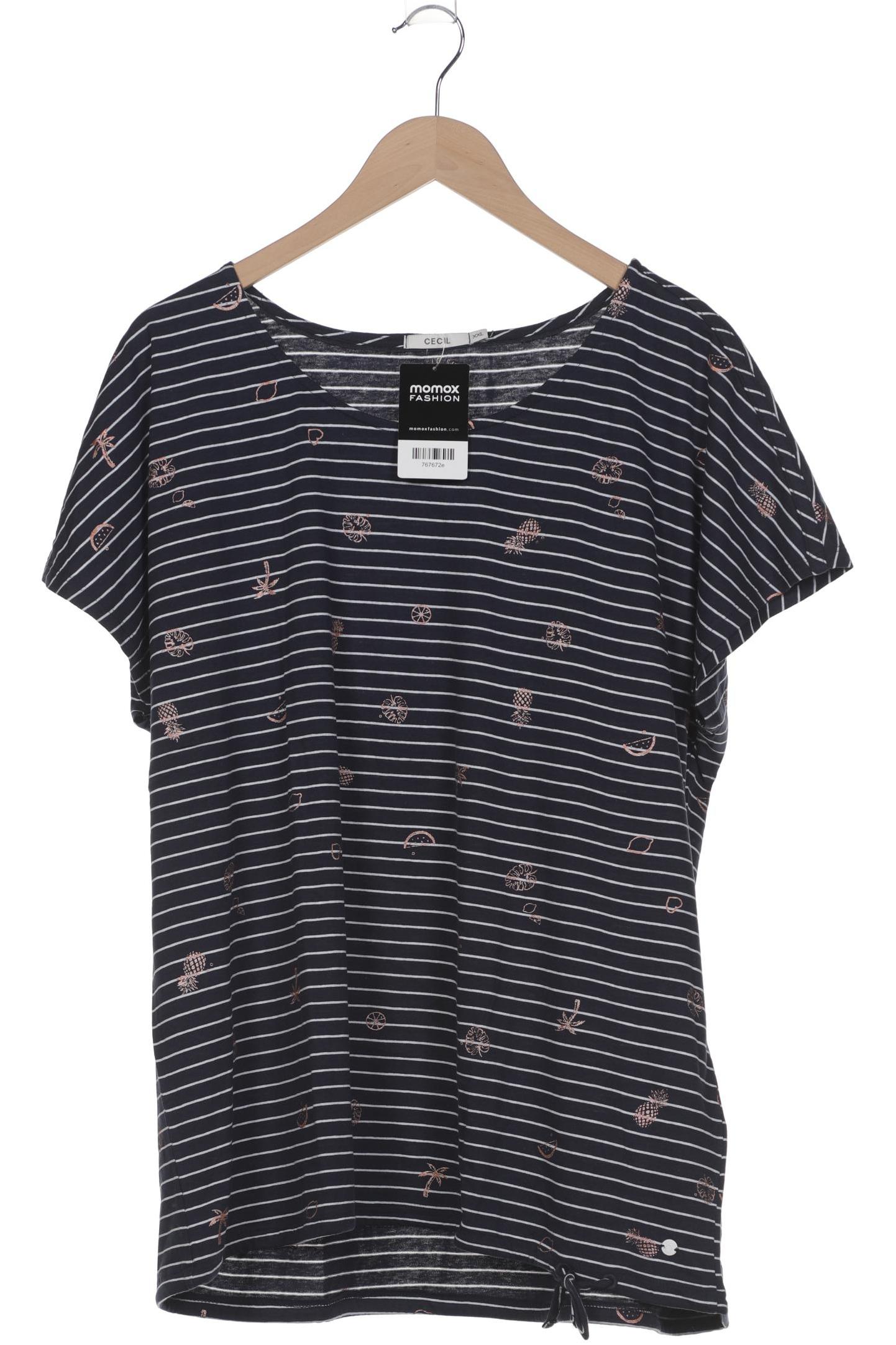 

Cecil Damen T-Shirt, marineblau, Gr. 46