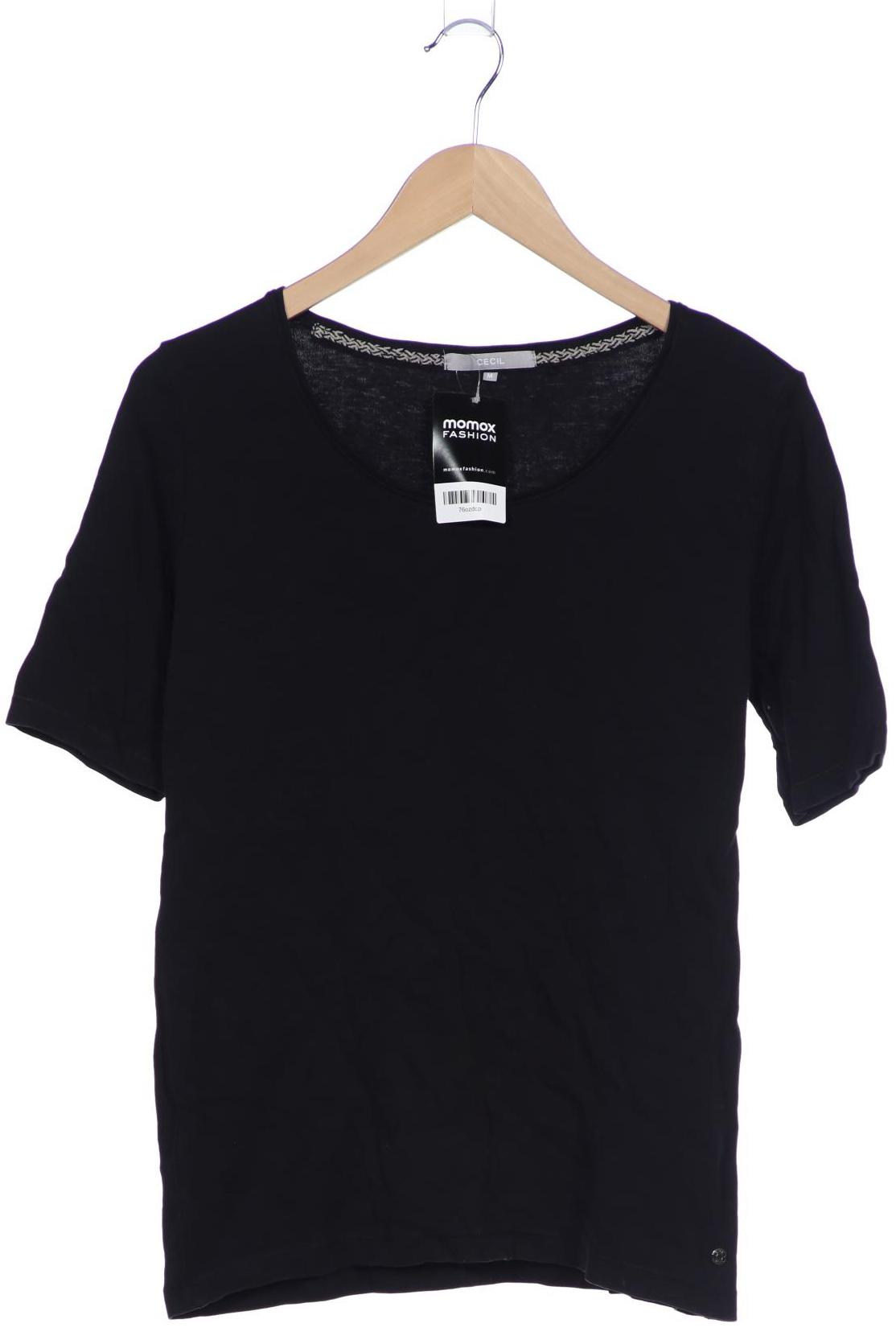 

Cecil Damen T-Shirt, schwarz, Gr. 38