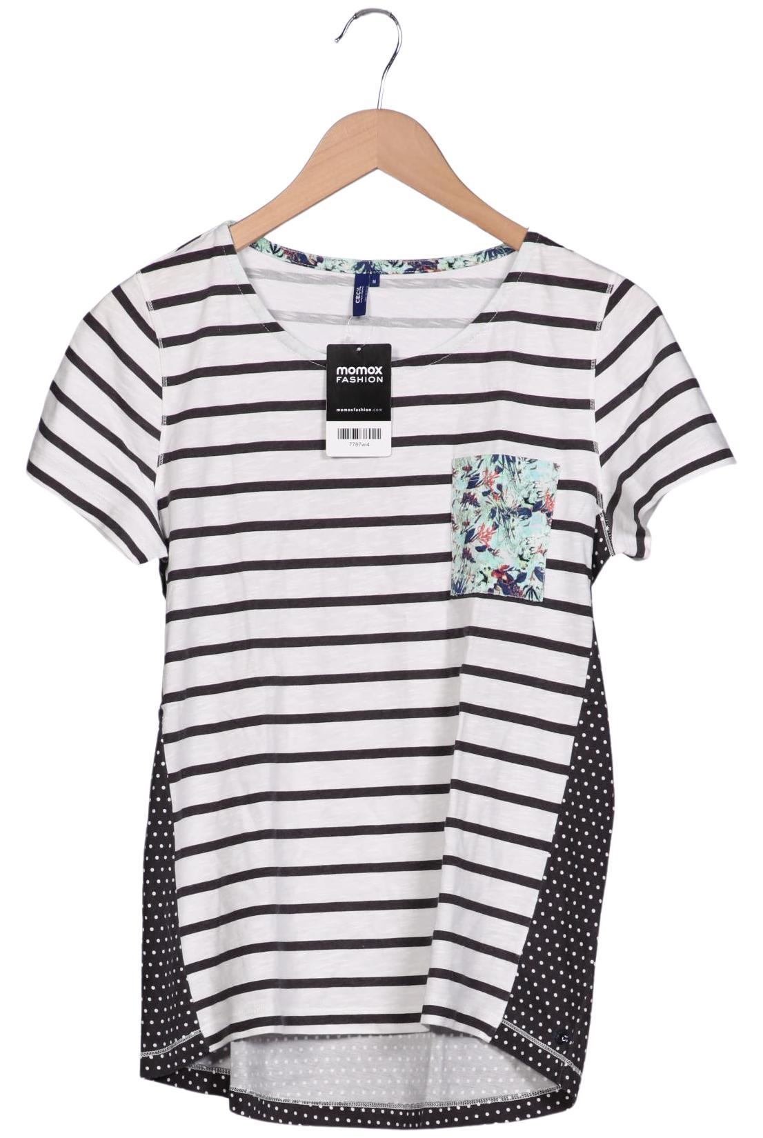 

Cecil Damen T-Shirt, weiß, Gr. 38