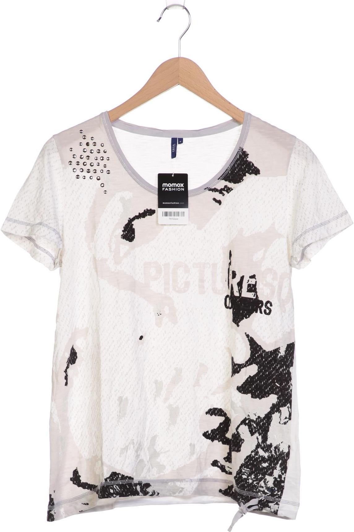 

Cecil Damen T-Shirt, weiß, Gr. 38