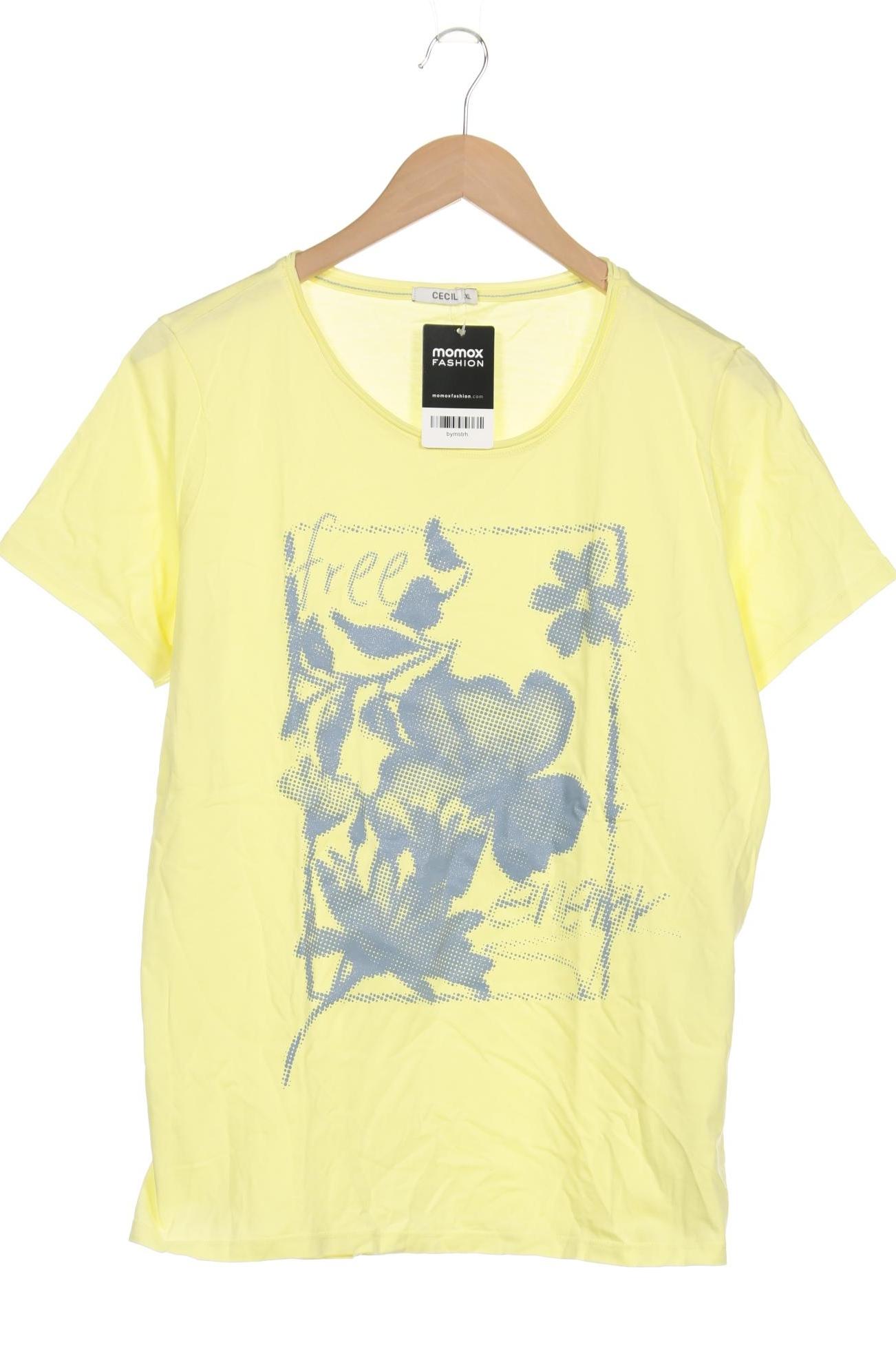 

Cecil Damen T-Shirt, gelb, Gr. 44
