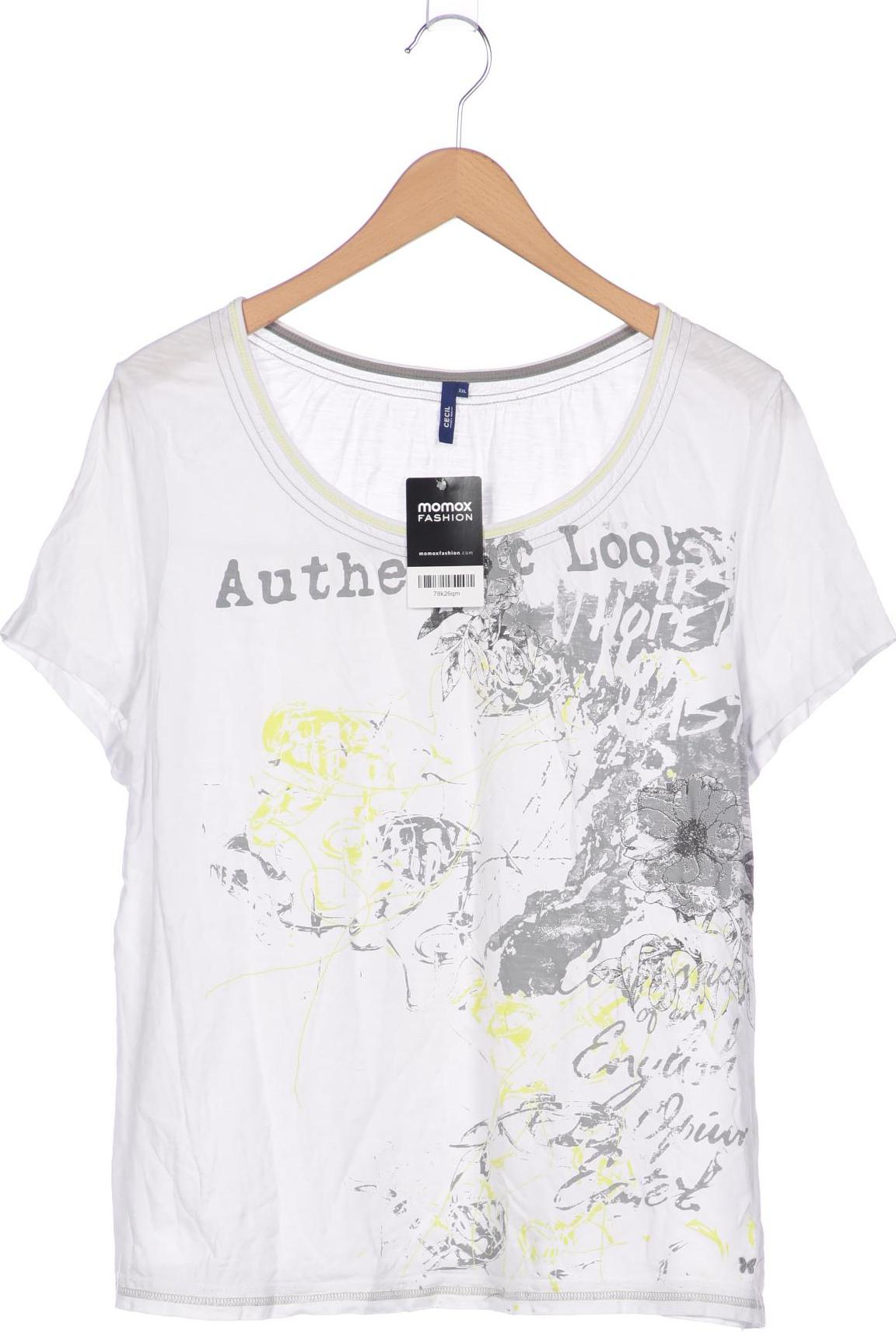 

Cecil Damen T-Shirt, weiß, Gr. 46