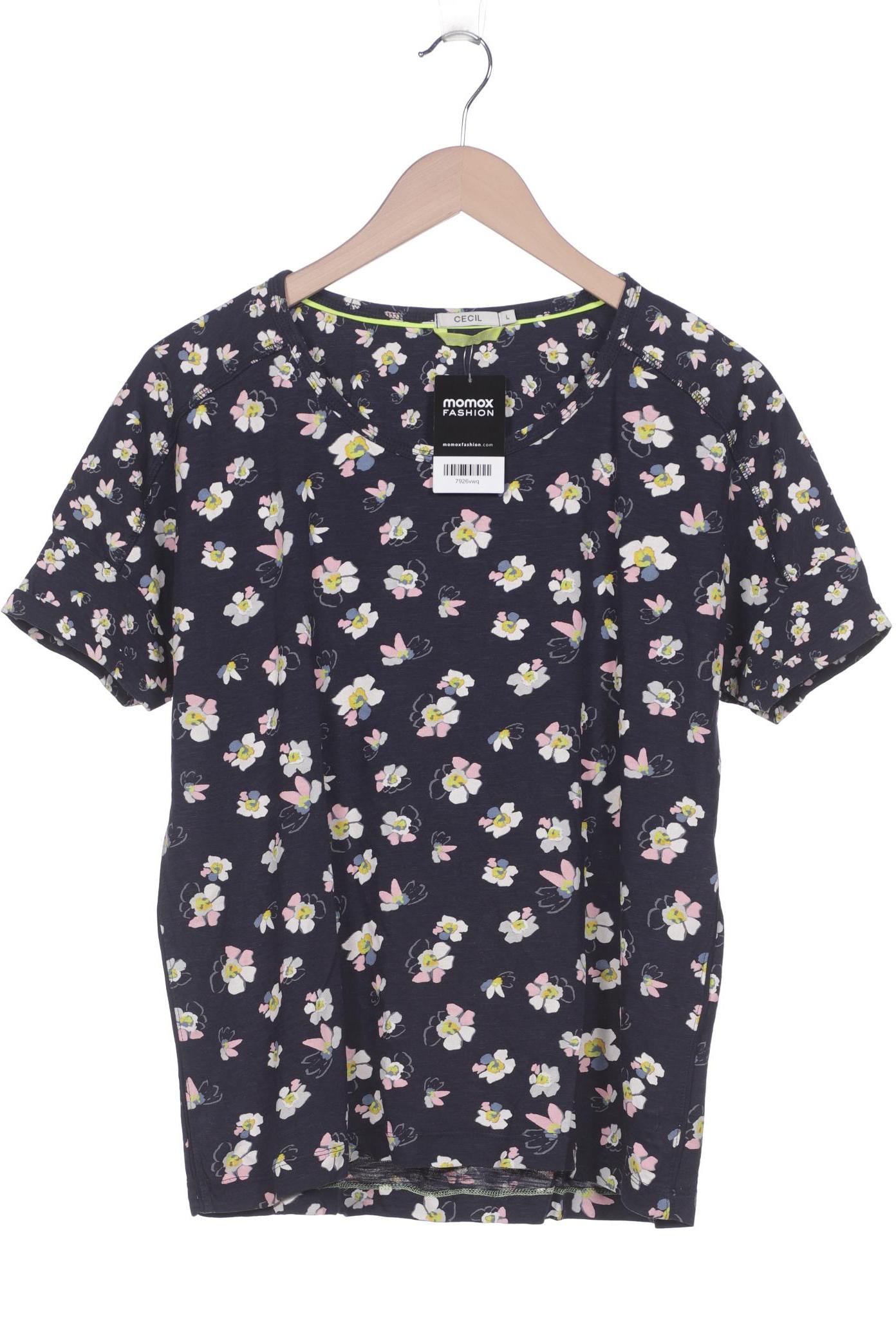 

CECIL Damen T-Shirt, marineblau