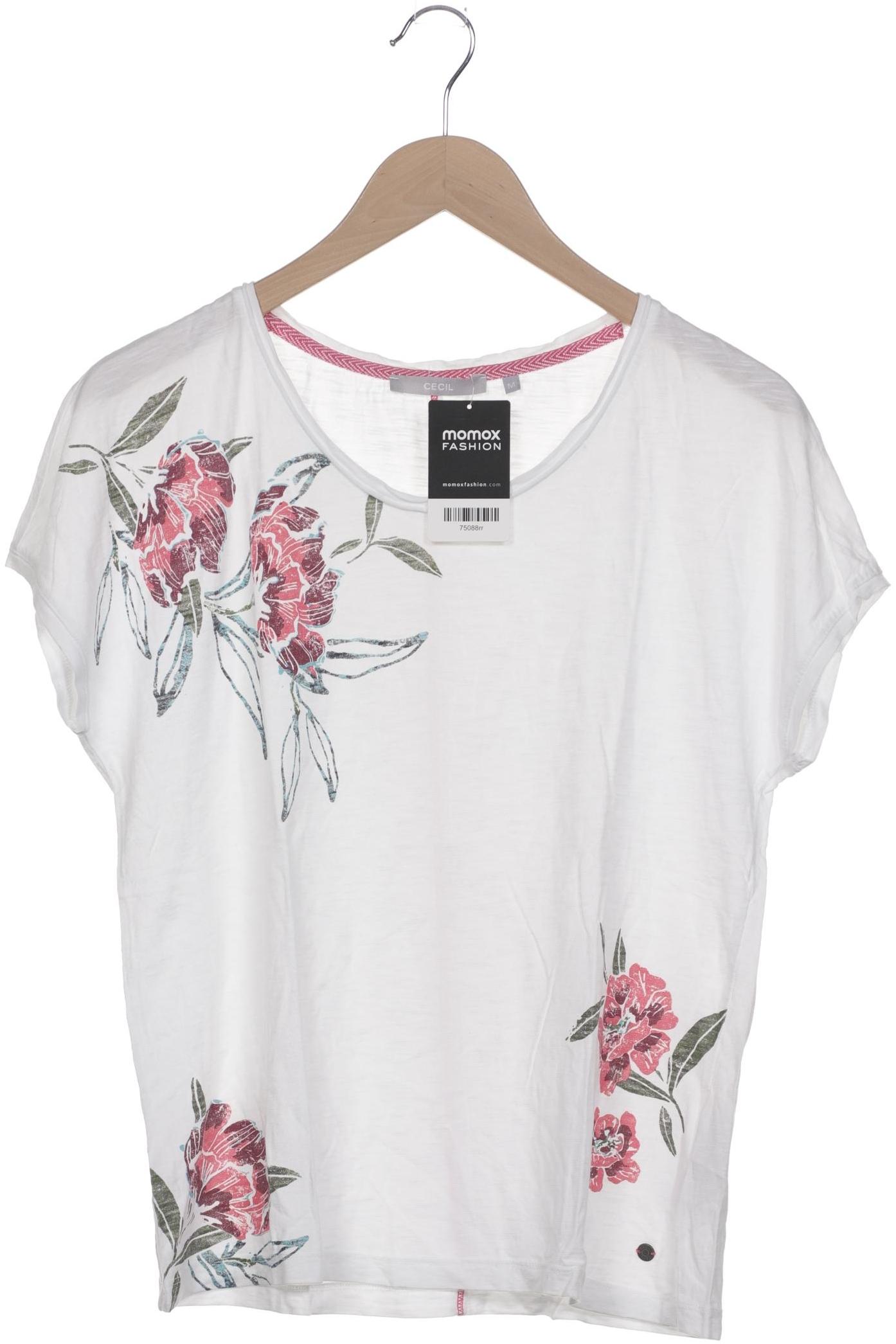 

Cecil Damen T-Shirt, weiß, Gr. 38