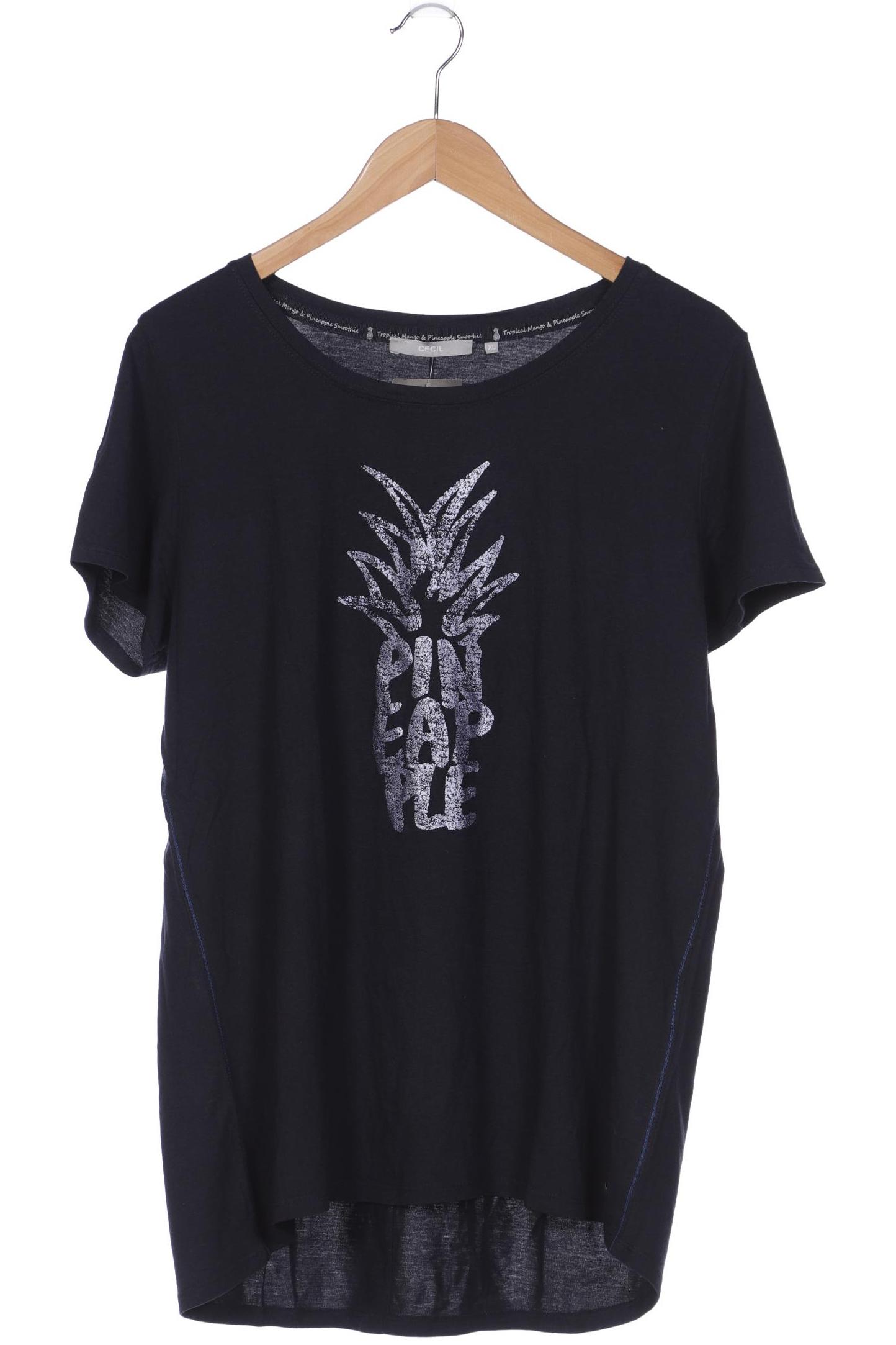 

Cecil Damen T-Shirt, blau, Gr. 44