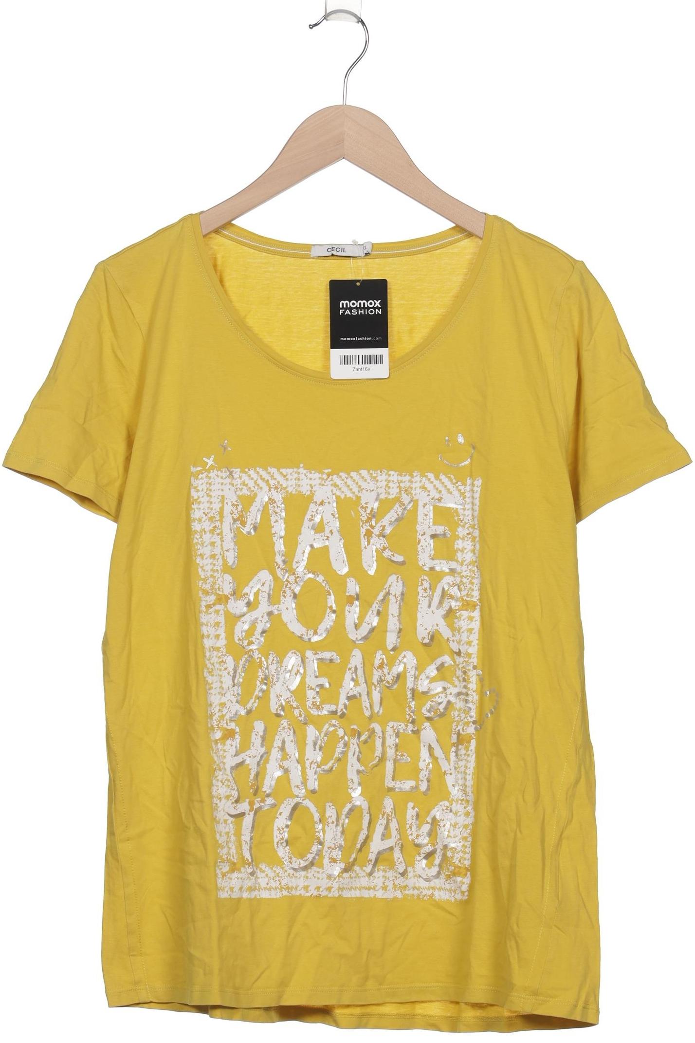 

Cecil Damen T-Shirt, gelb, Gr. 44