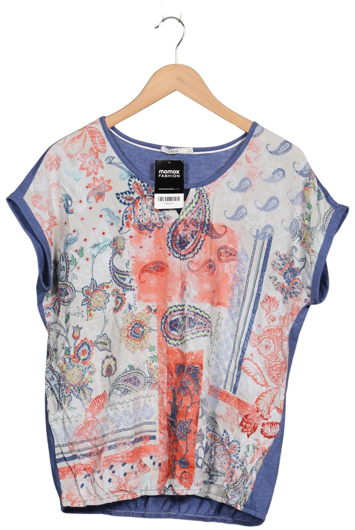 

Cecil Damen T-Shirt, blau, Gr. 42