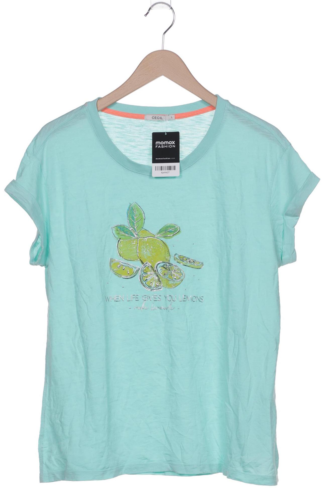 

Cecil Damen T-Shirt, hellgrün, Gr. 42