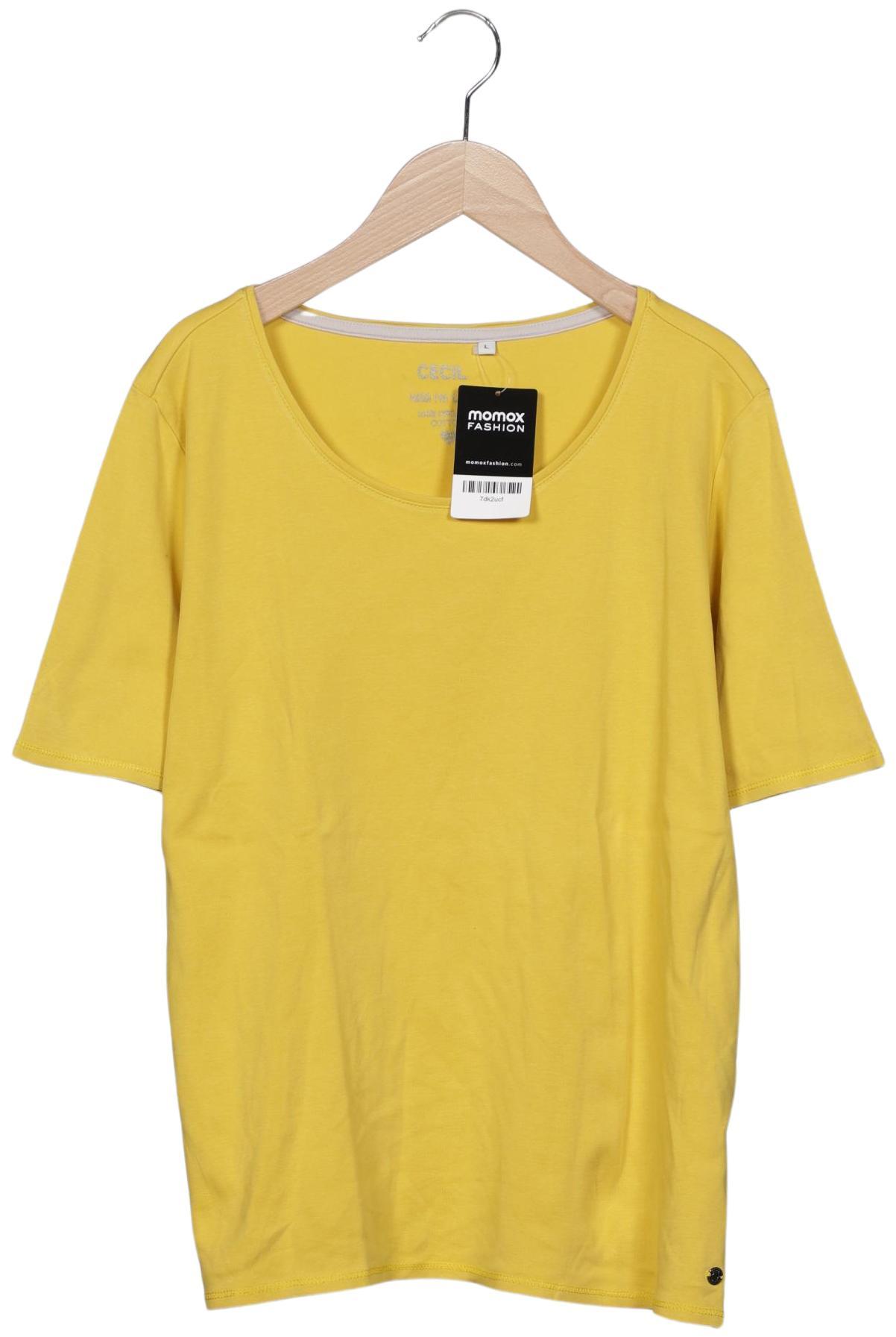 

Cecil Damen T-Shirt, gelb, Gr. 42