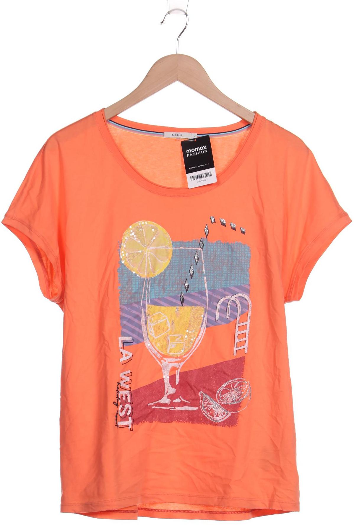 

Cecil Damen T-Shirt, orange, Gr. 42