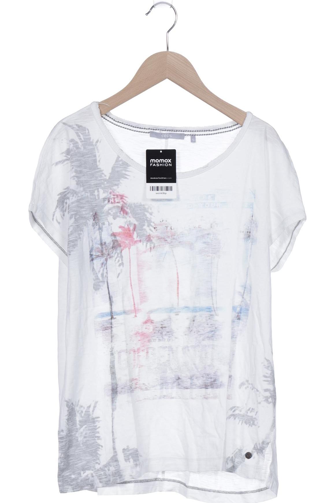 

Cecil Damen T-Shirt, weiß, Gr. 36