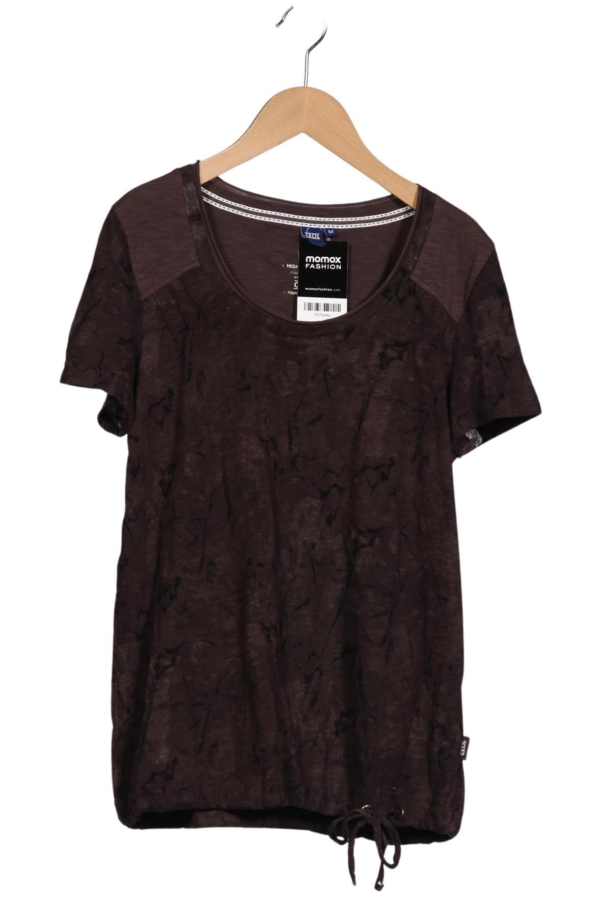 

Cecil Damen T-Shirt, braun, Gr. 38