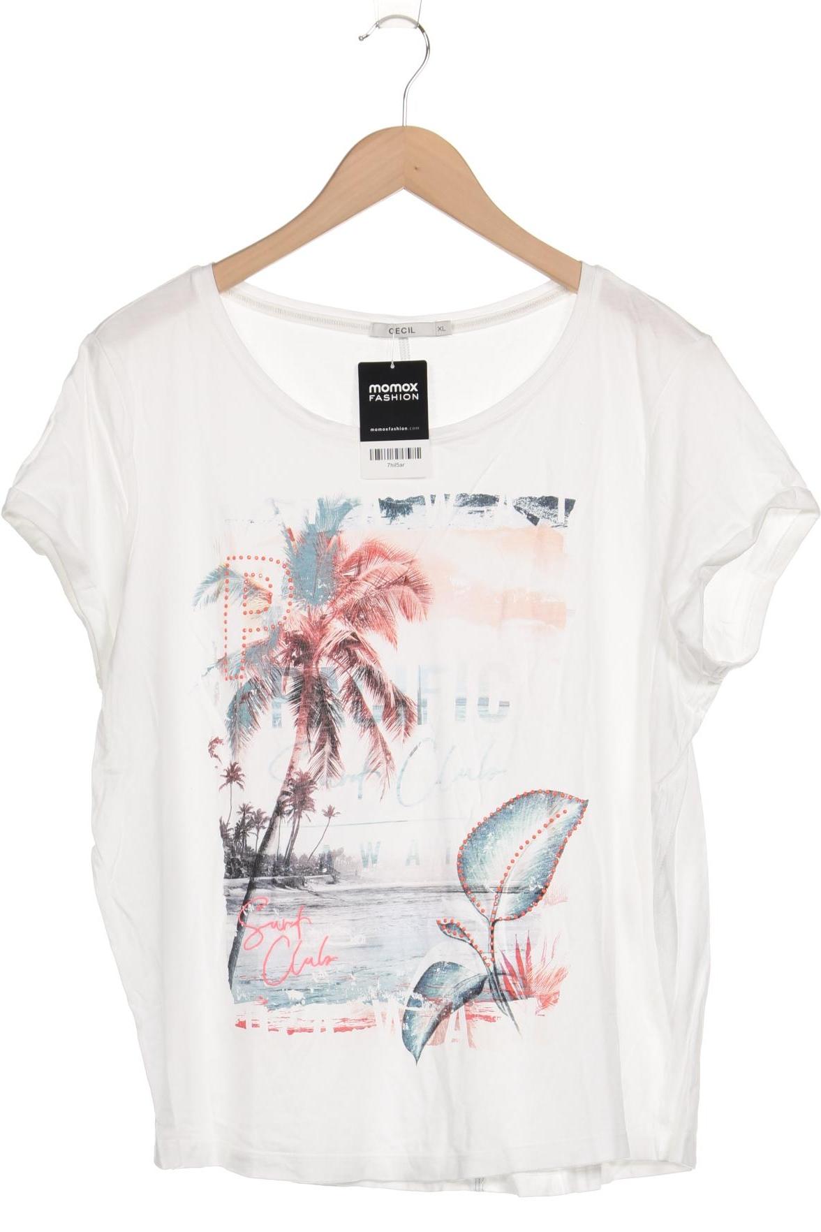 

Cecil Damen T-Shirt, weiß, Gr. 44