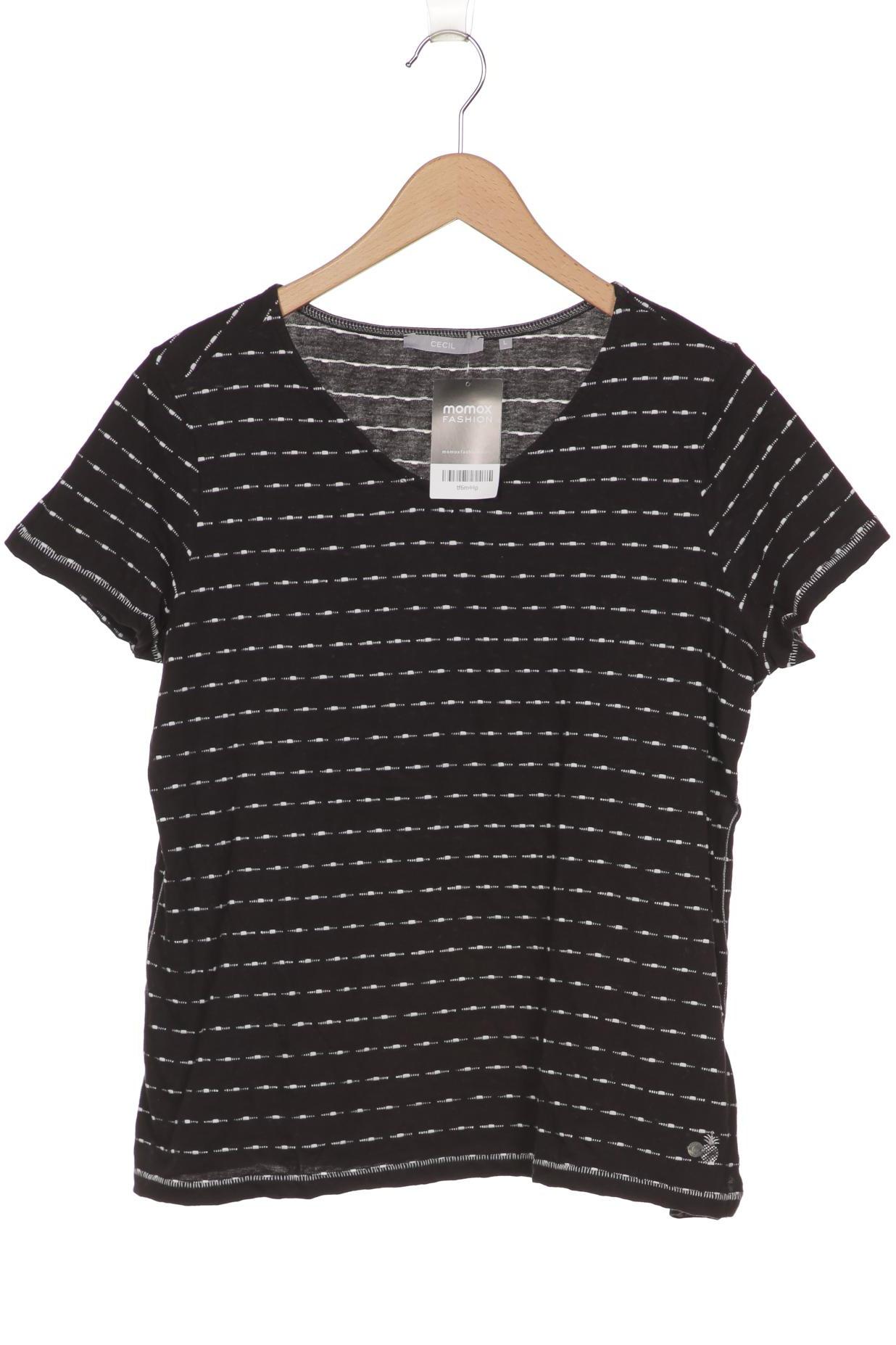 

Cecil Damen T-Shirt, schwarz, Gr. 42