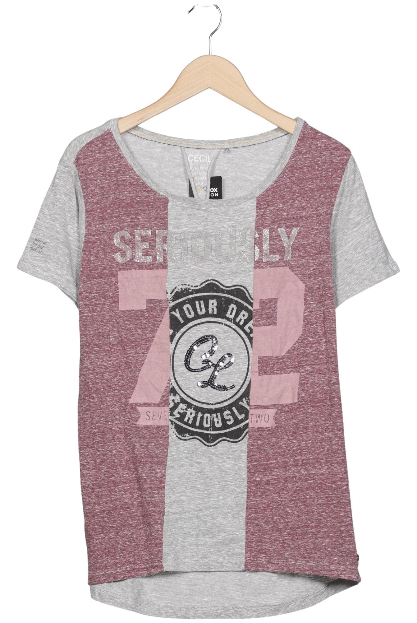 

Cecil Damen T-Shirt, grau, Gr. 42