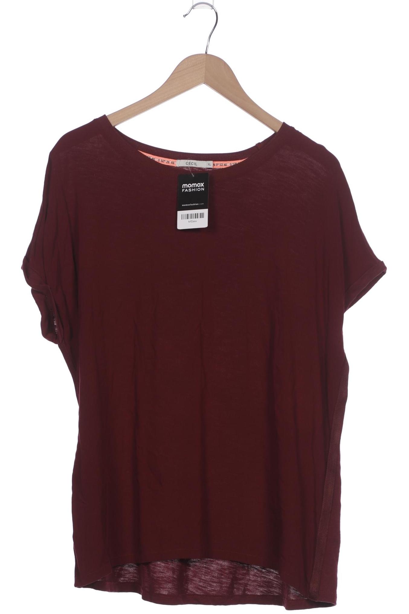 

Cecil Damen T-Shirt, bordeaux, Gr. 44
