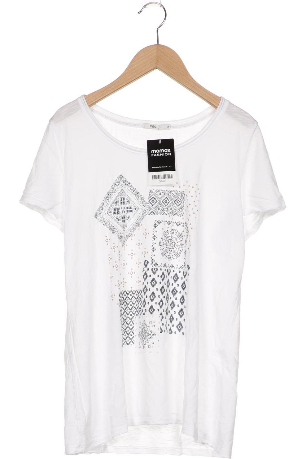 

CECIL Damen T-Shirt, weiß