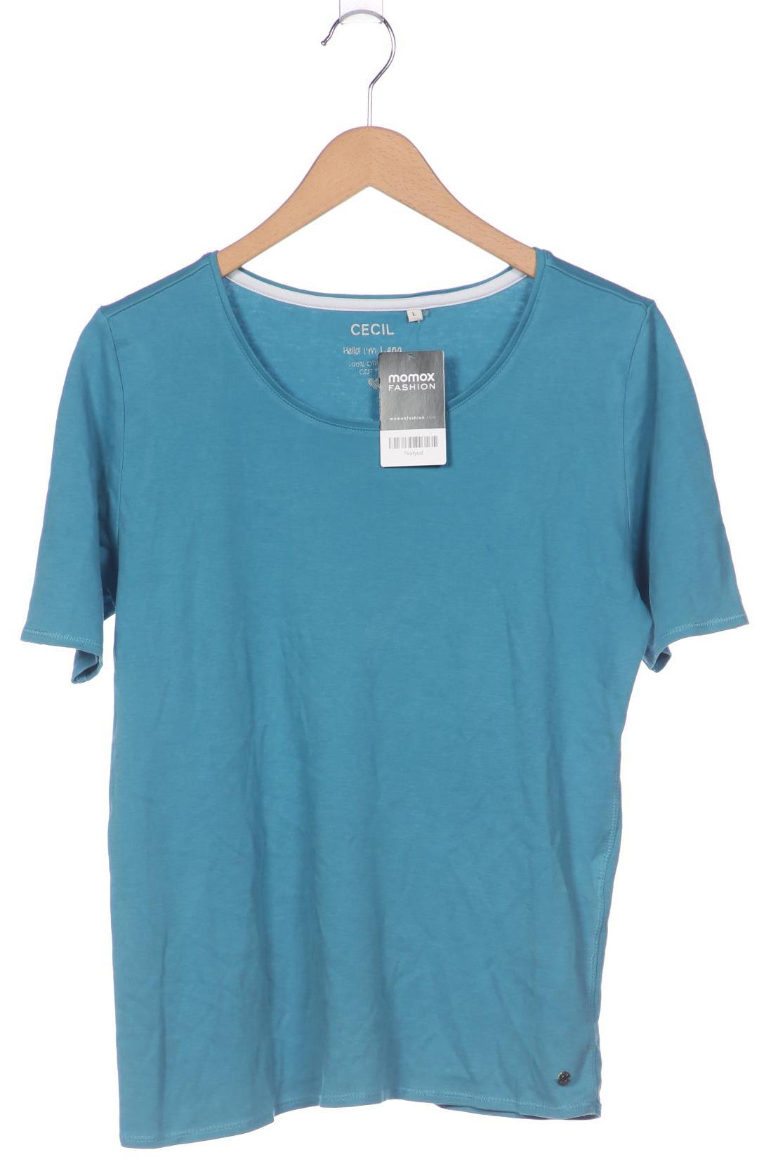 

Cecil Damen T-Shirt, blau, Gr. 42