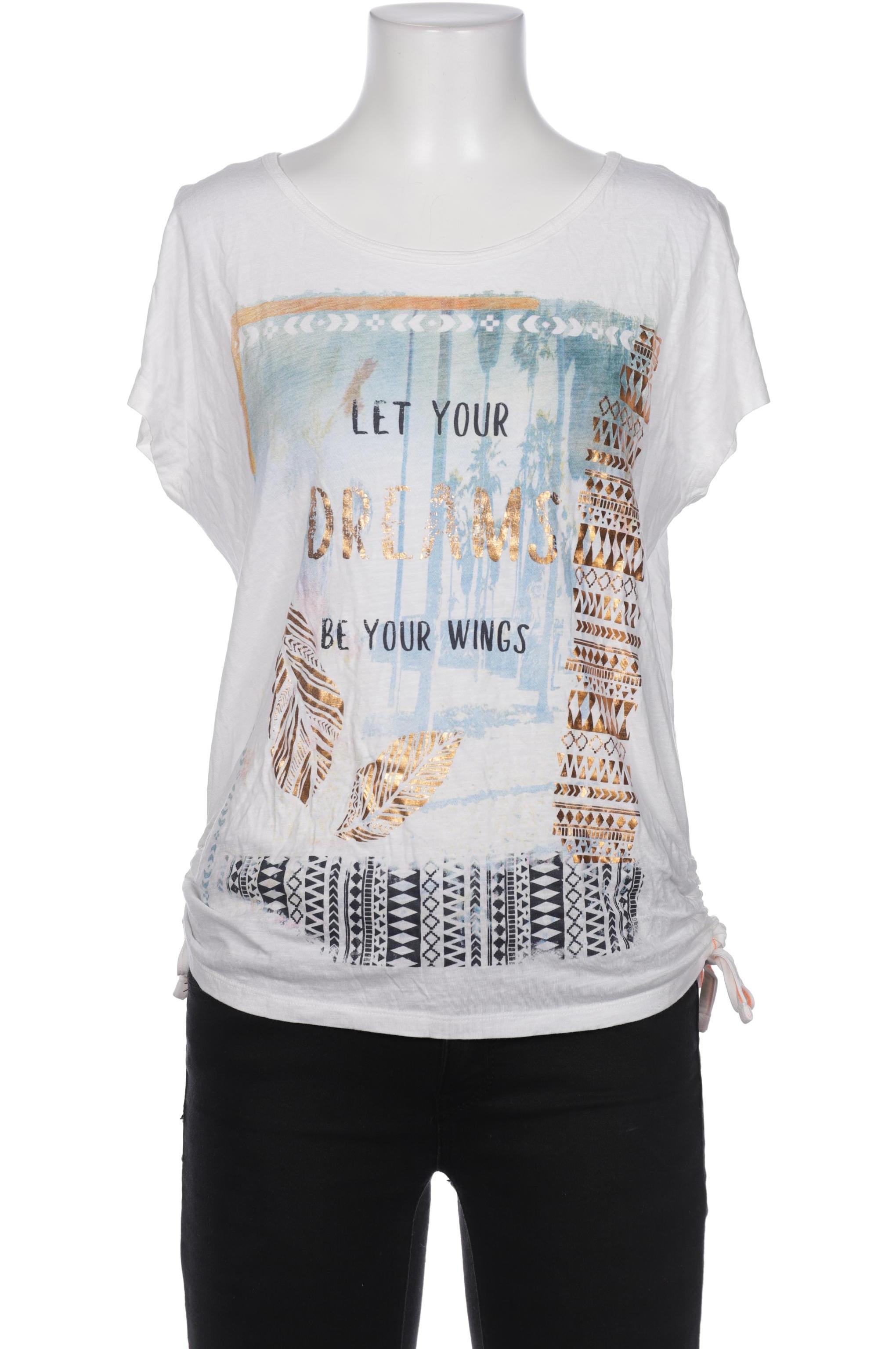 

Cecil Damen T-Shirt, cremeweiß, Gr. 36