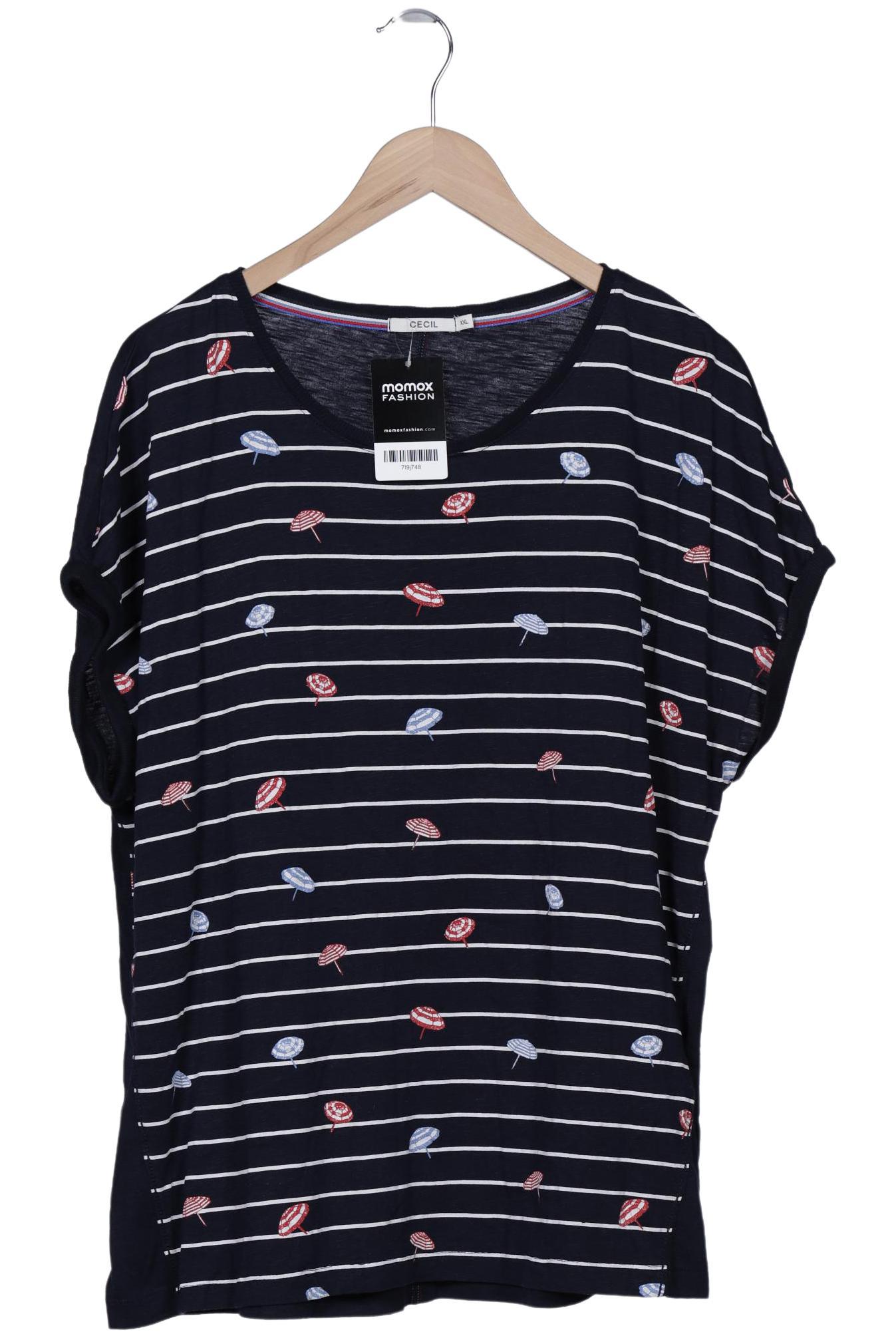 

Cecil Damen T-Shirt, marineblau, Gr. 46