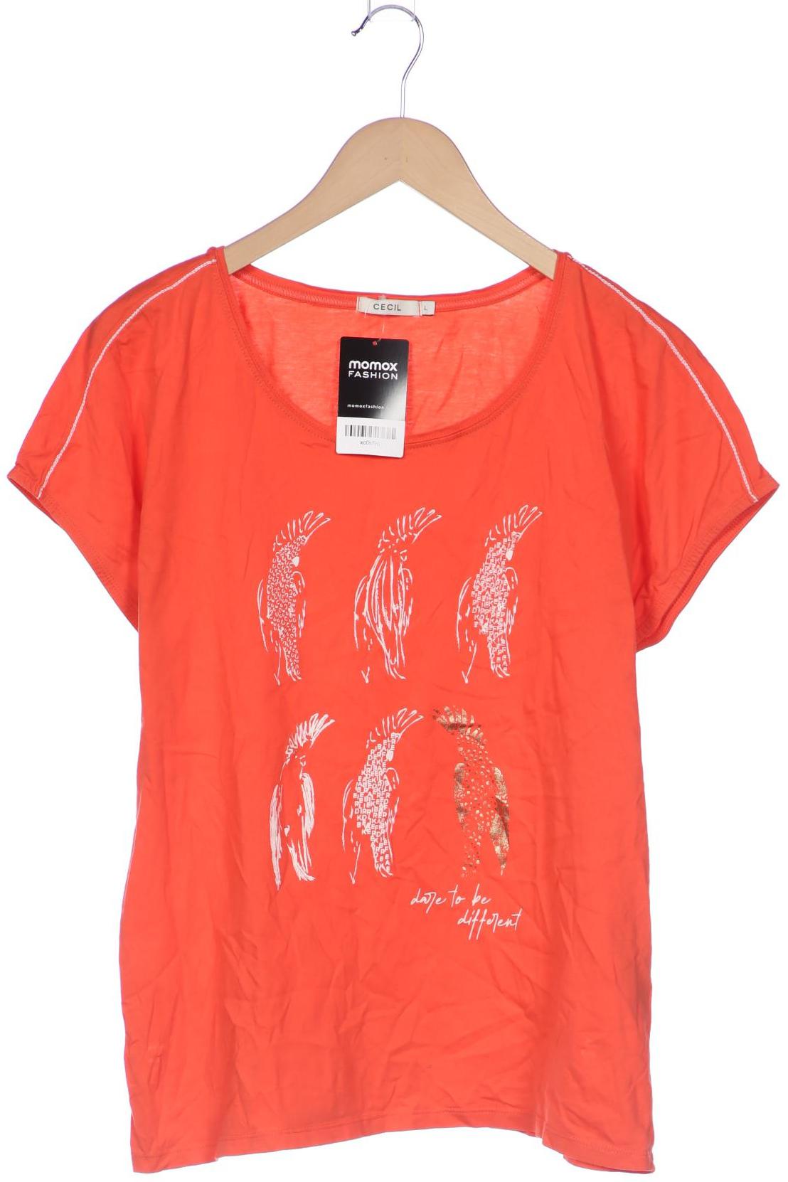 

Cecil Damen T-Shirt, orange, Gr. 42