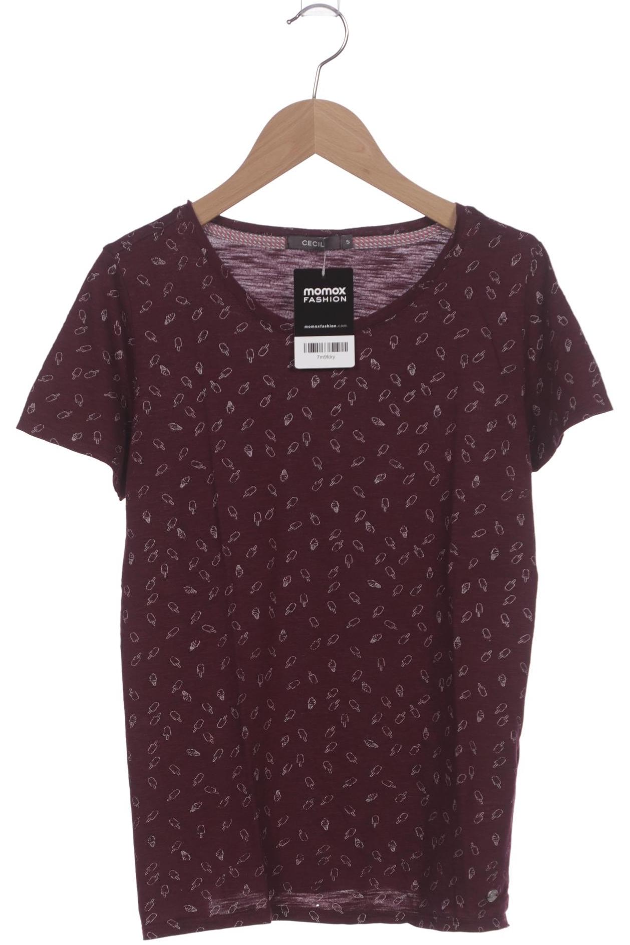 

Cecil Damen T-Shirt, bordeaux, Gr. 36