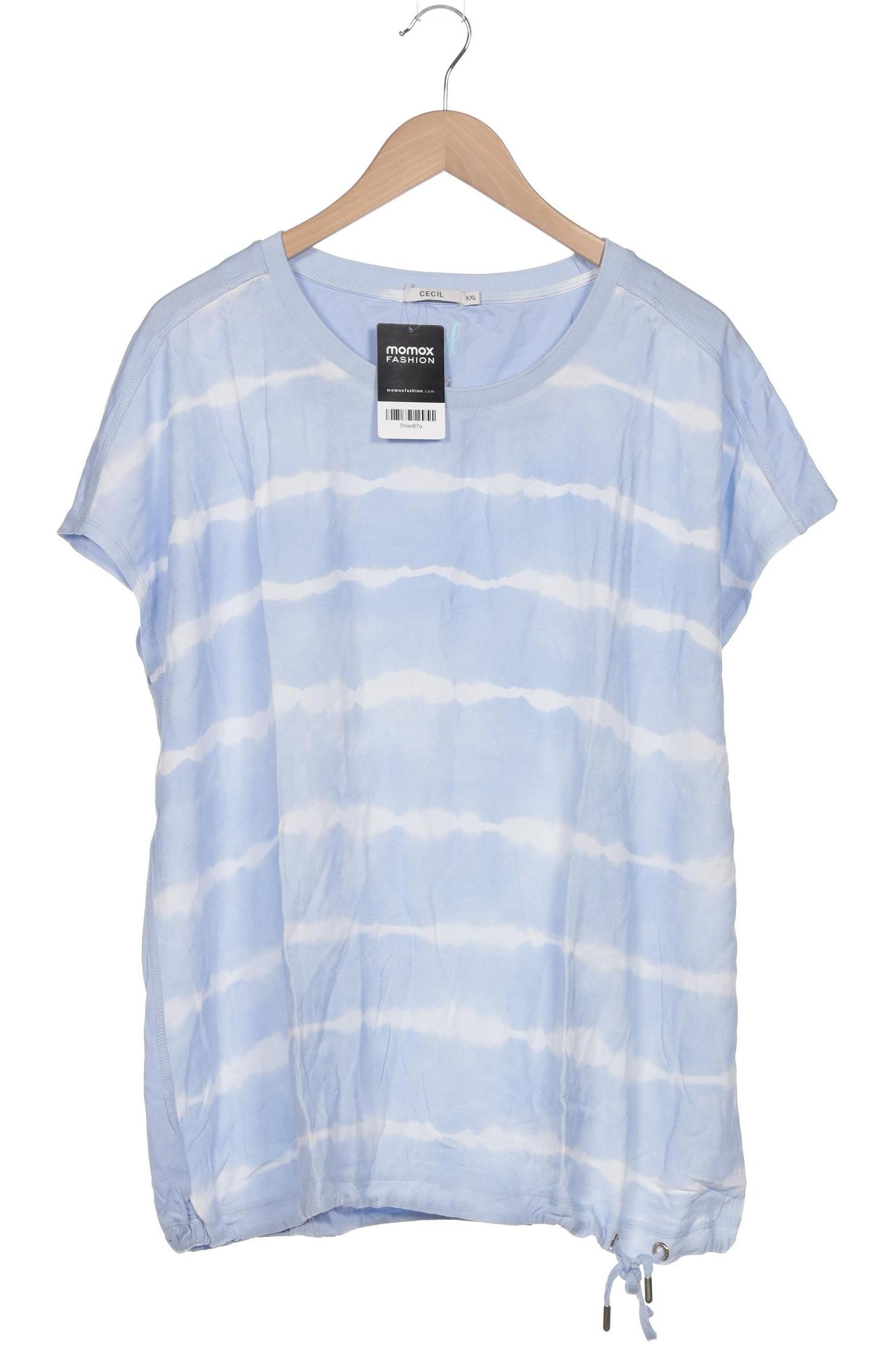 

Cecil Damen T-Shirt, hellblau, Gr. 46