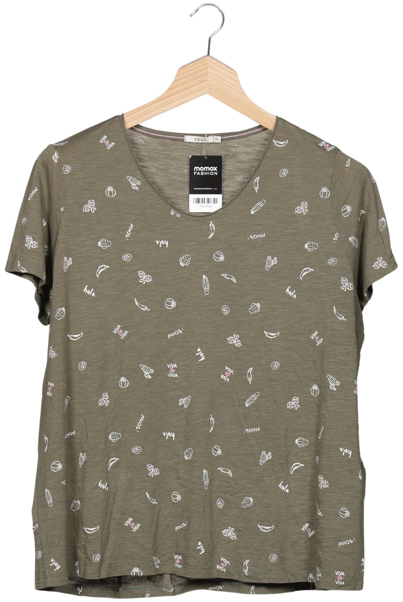 

Cecil Damen T-Shirt, grün, Gr. 46