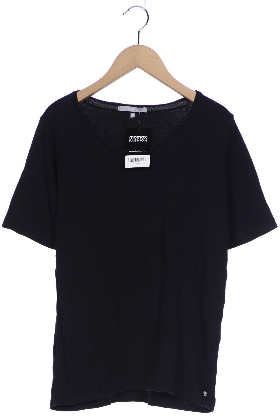 

Cecil Damen T-Shirt, schwarz, Gr. 38
