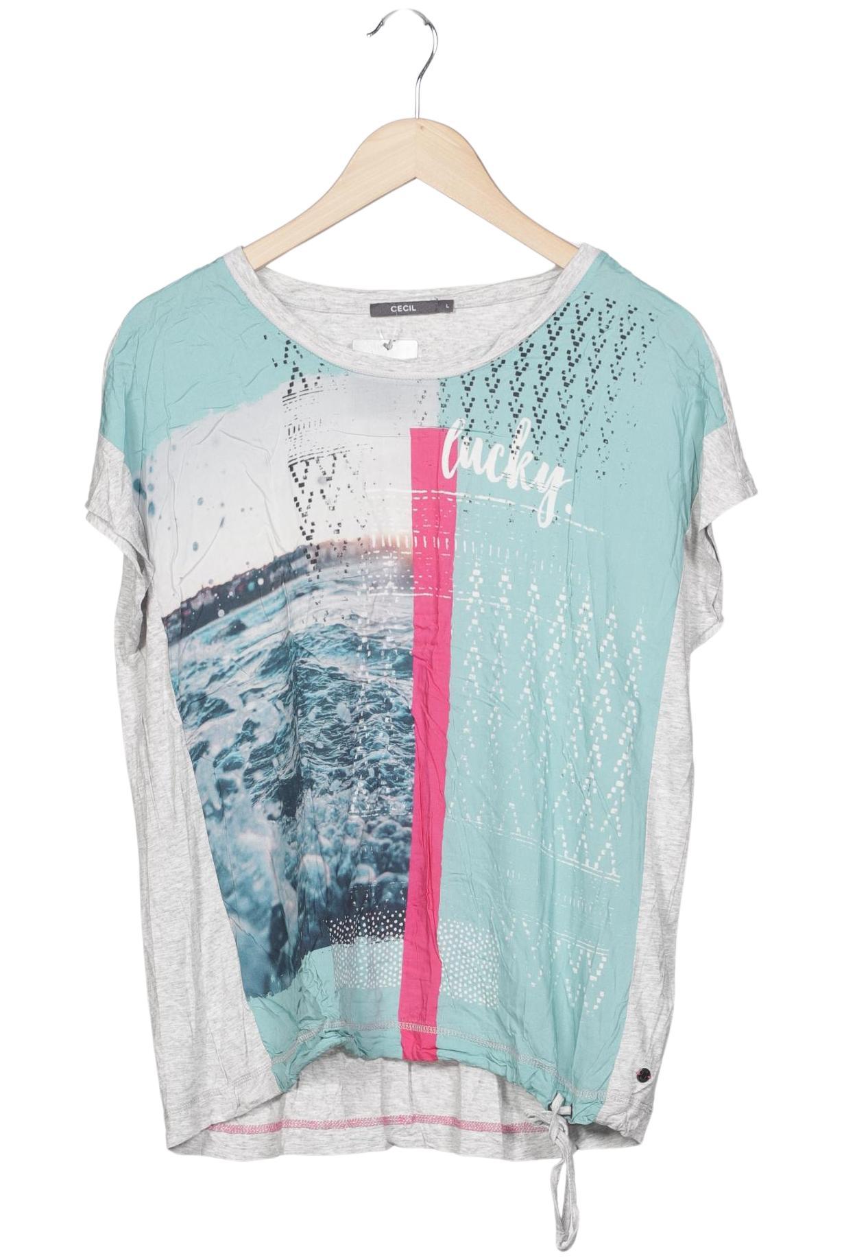 

Cecil Damen T-Shirt, mehrfarbig, Gr. 42