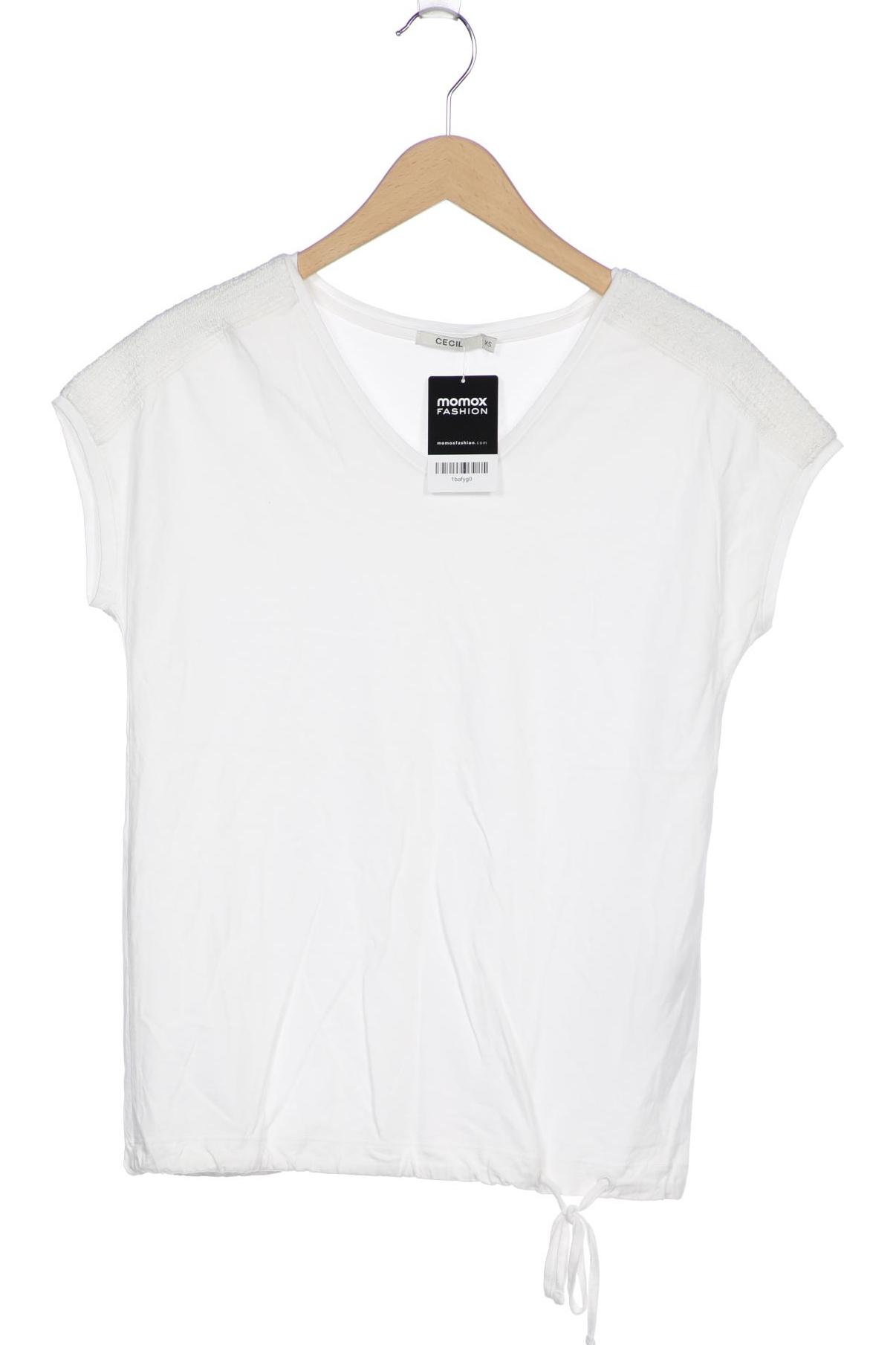 

Cecil Damen T-Shirt, weiß, Gr. 34