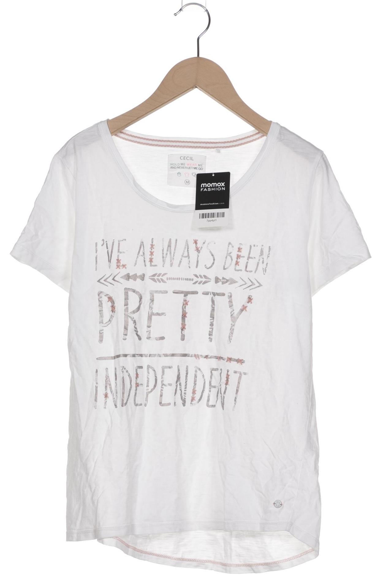 

Cecil Damen T-Shirt, weiß, Gr. 38