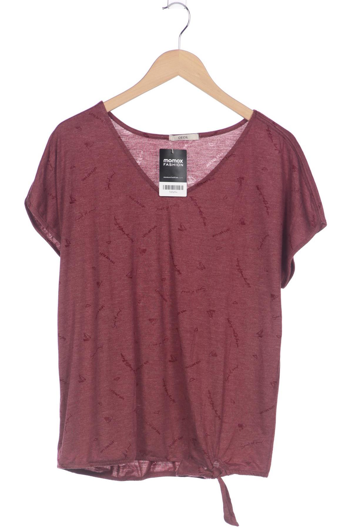 

Cecil Damen T-Shirt, bordeaux, Gr. 44
