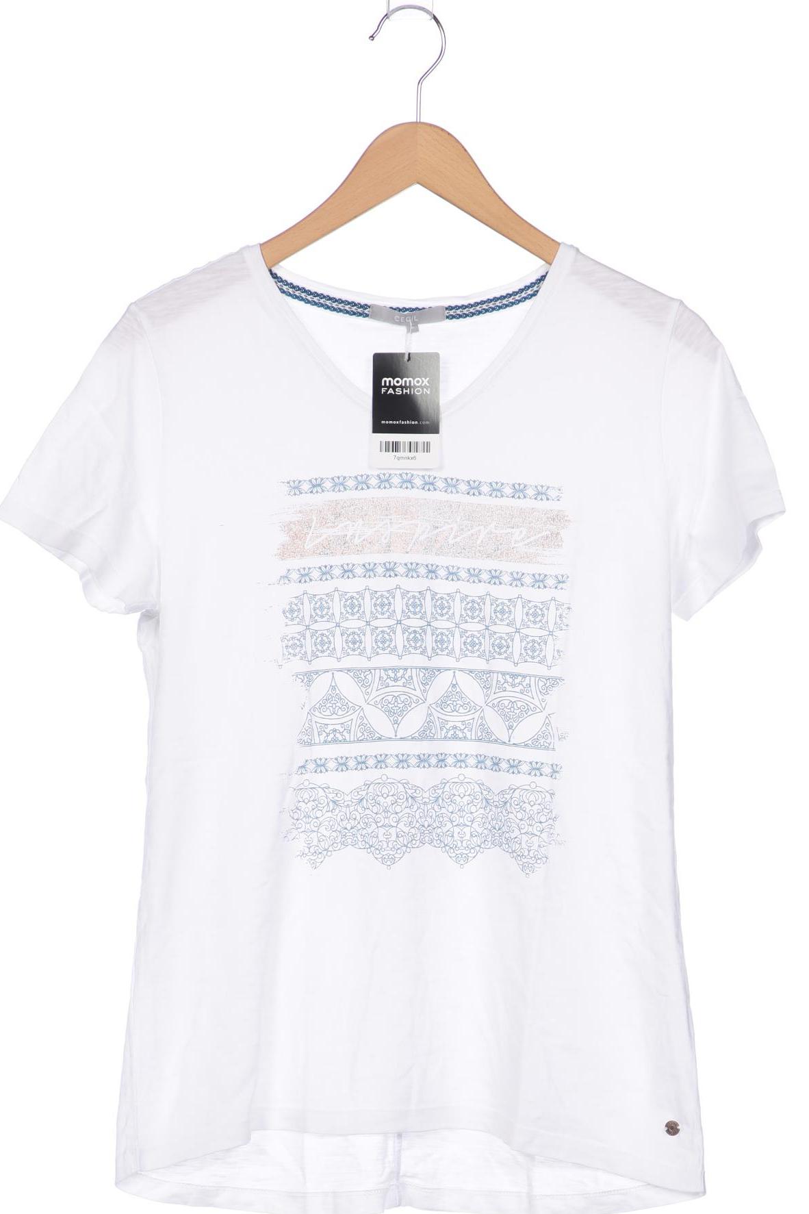 

Cecil Damen T-Shirt, weiß, Gr. 42