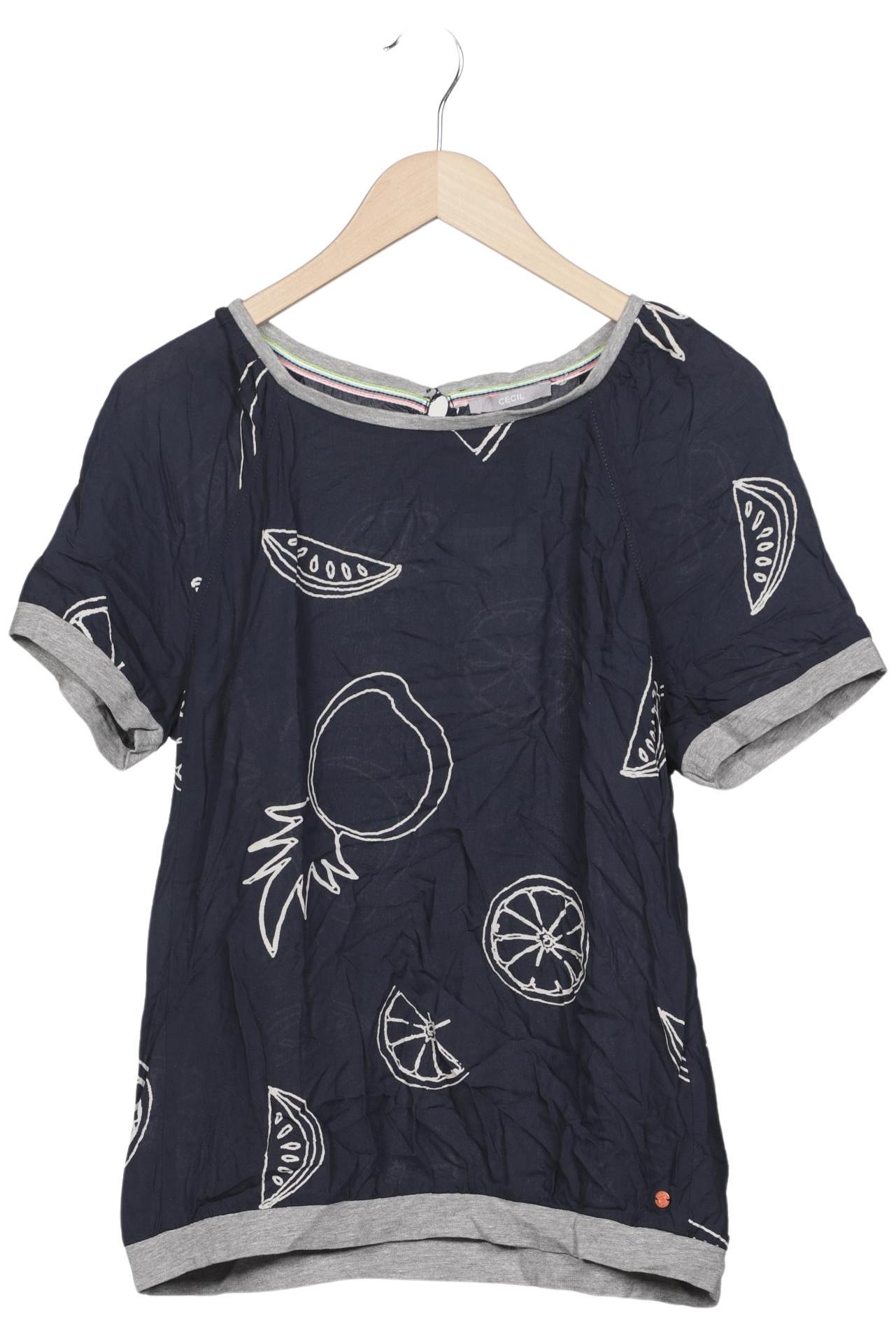 

Cecil Damen T-Shirt, marineblau, Gr. 42
