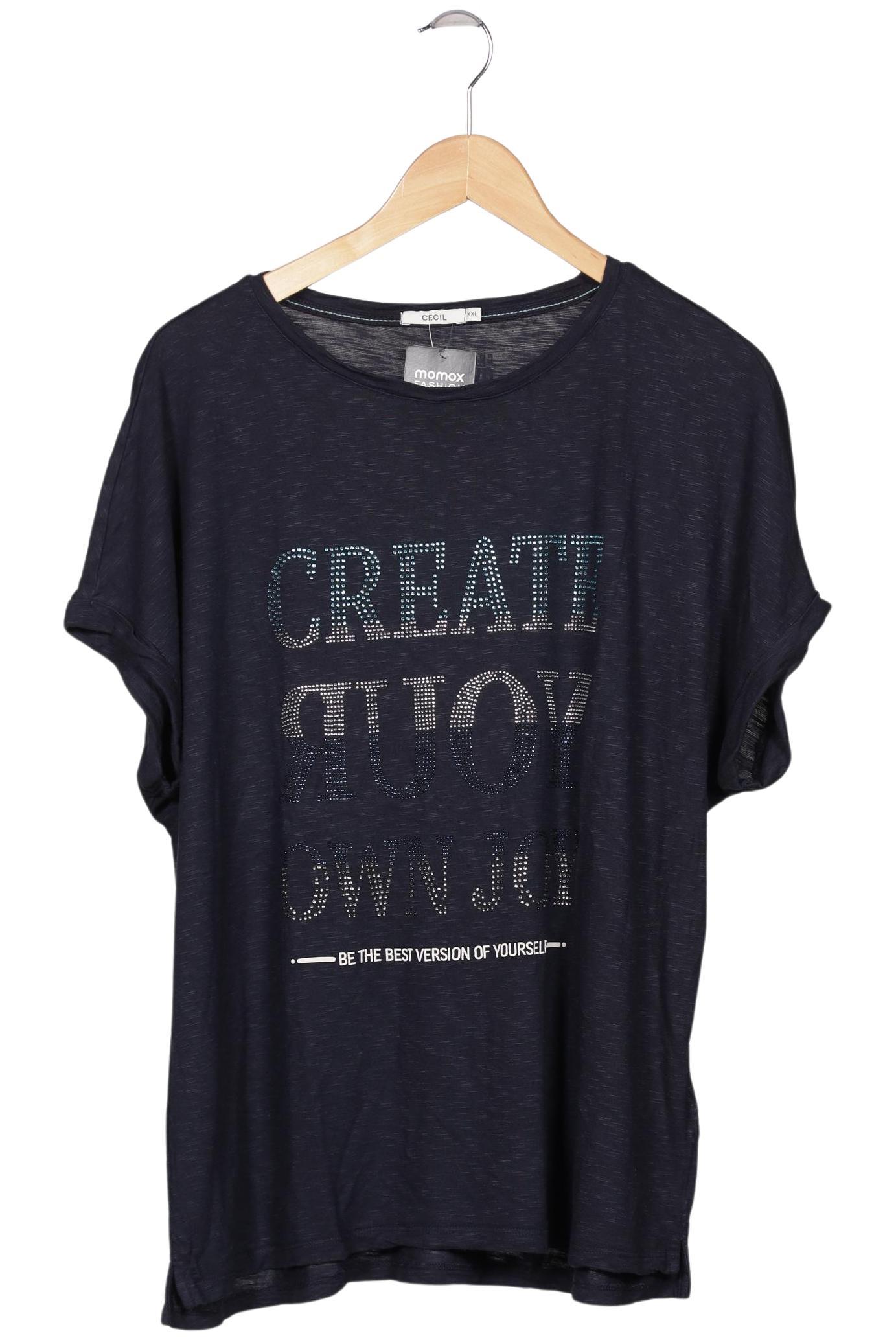 

Cecil Damen T-Shirt, marineblau, Gr. 46