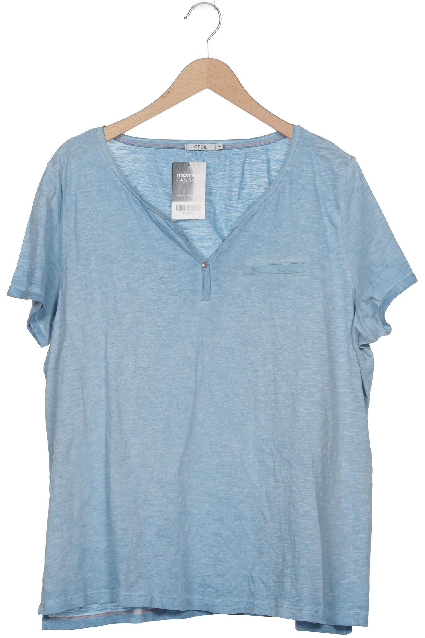 

Cecil Damen T-Shirt, blau, Gr. 46