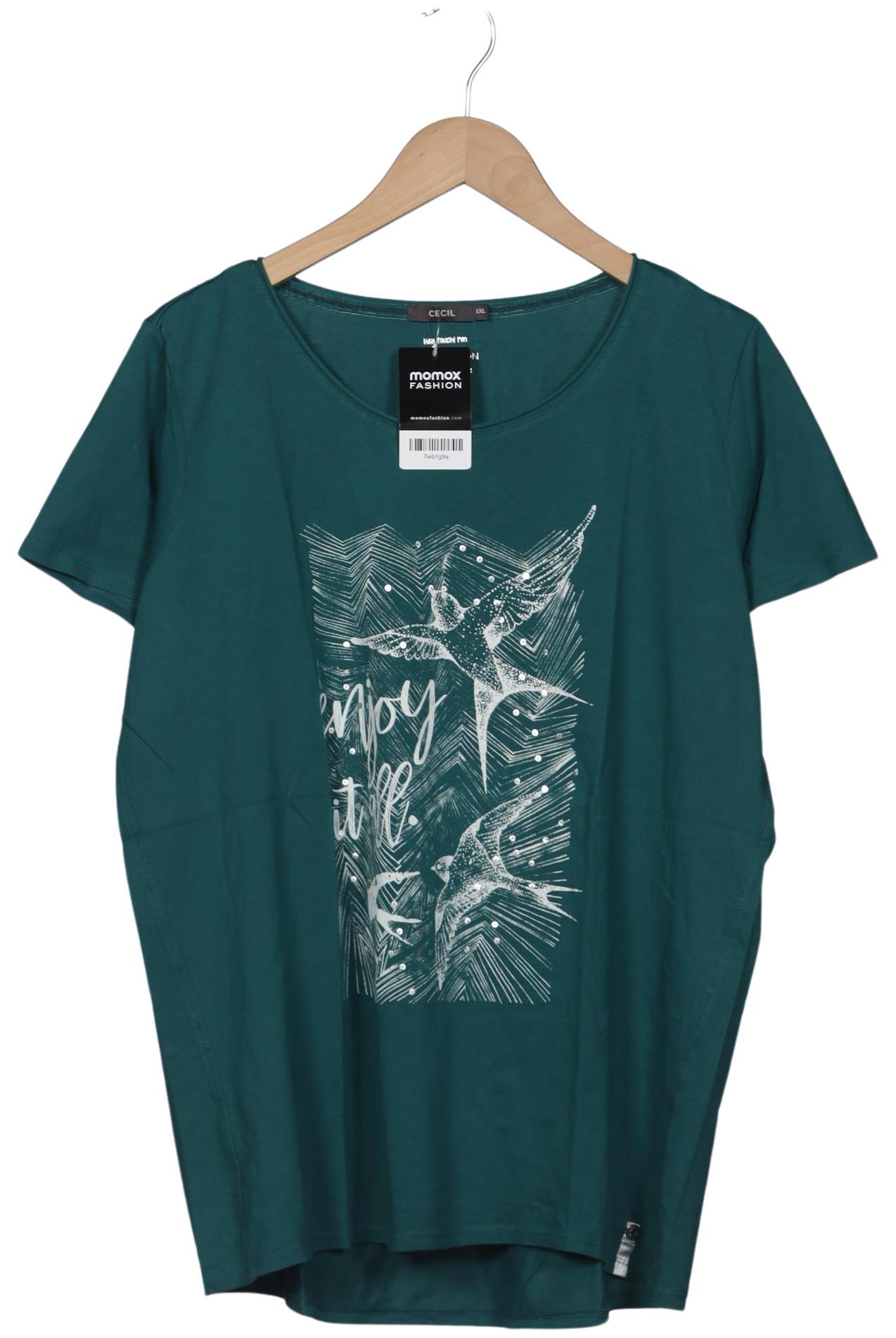 

Cecil Damen T-Shirt, türkis, Gr. 46