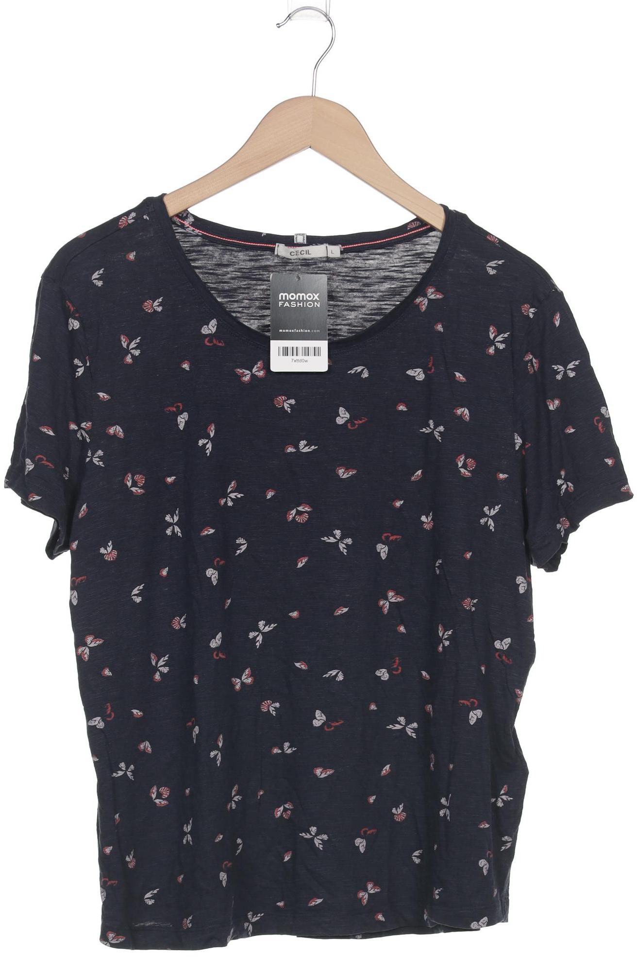 

Cecil Damen T-Shirt, marineblau, Gr. 42