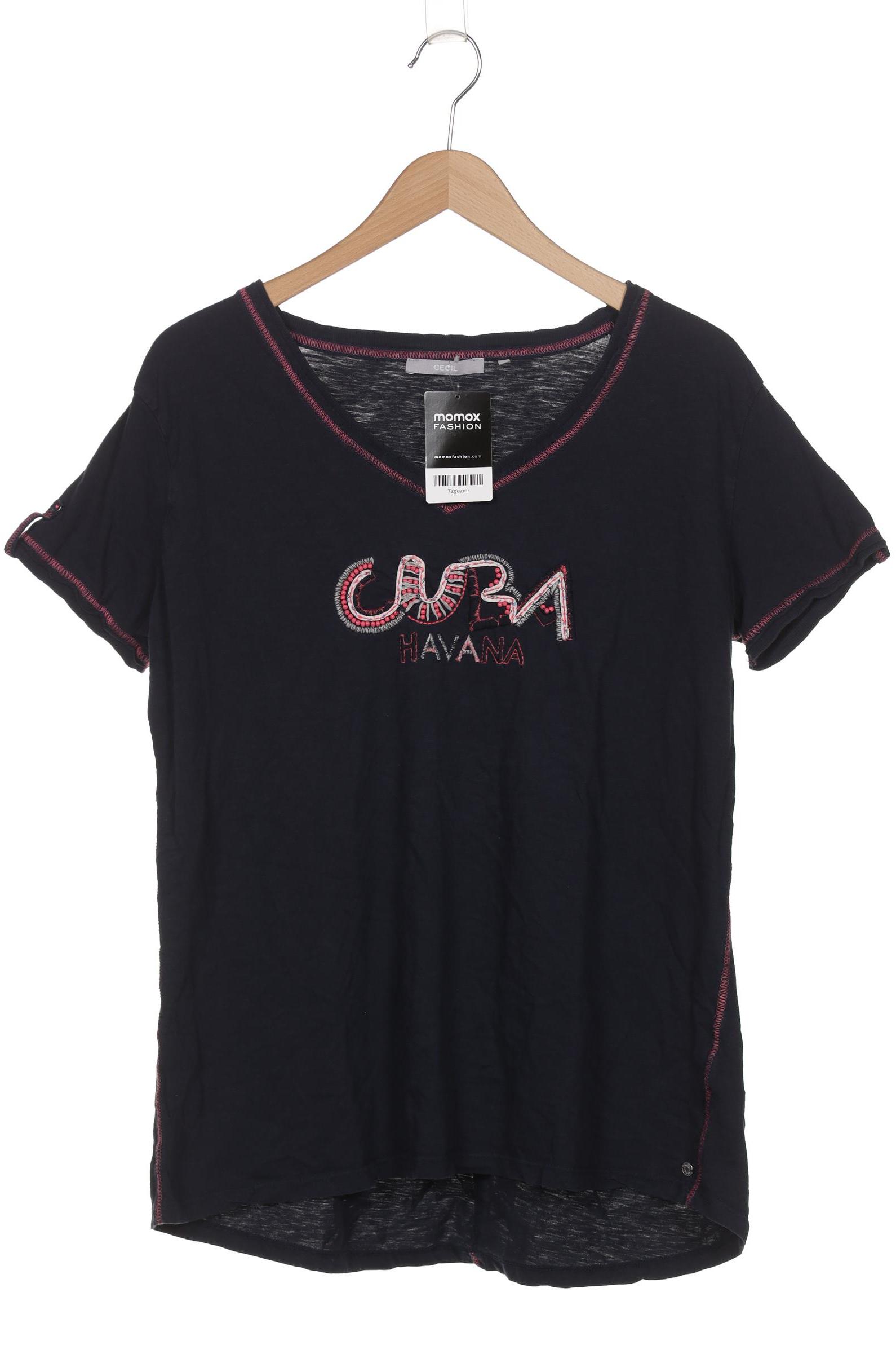 

Cecil Damen T-Shirt, marineblau, Gr. 46