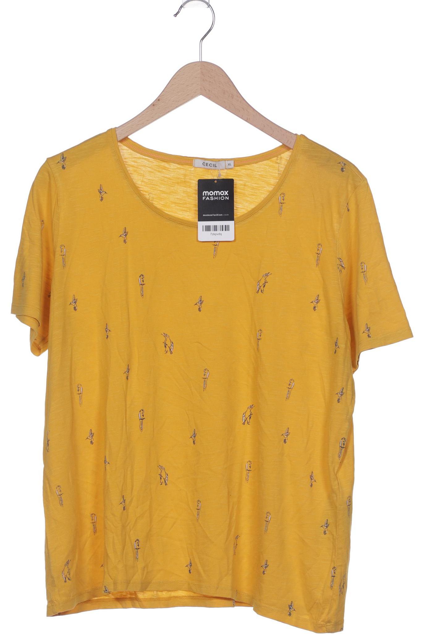 

Cecil Damen T-Shirt, gelb, Gr. 44