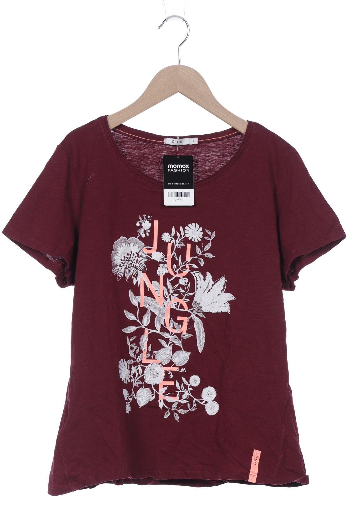 

Cecil Damen T-Shirt, bordeaux, Gr. 42