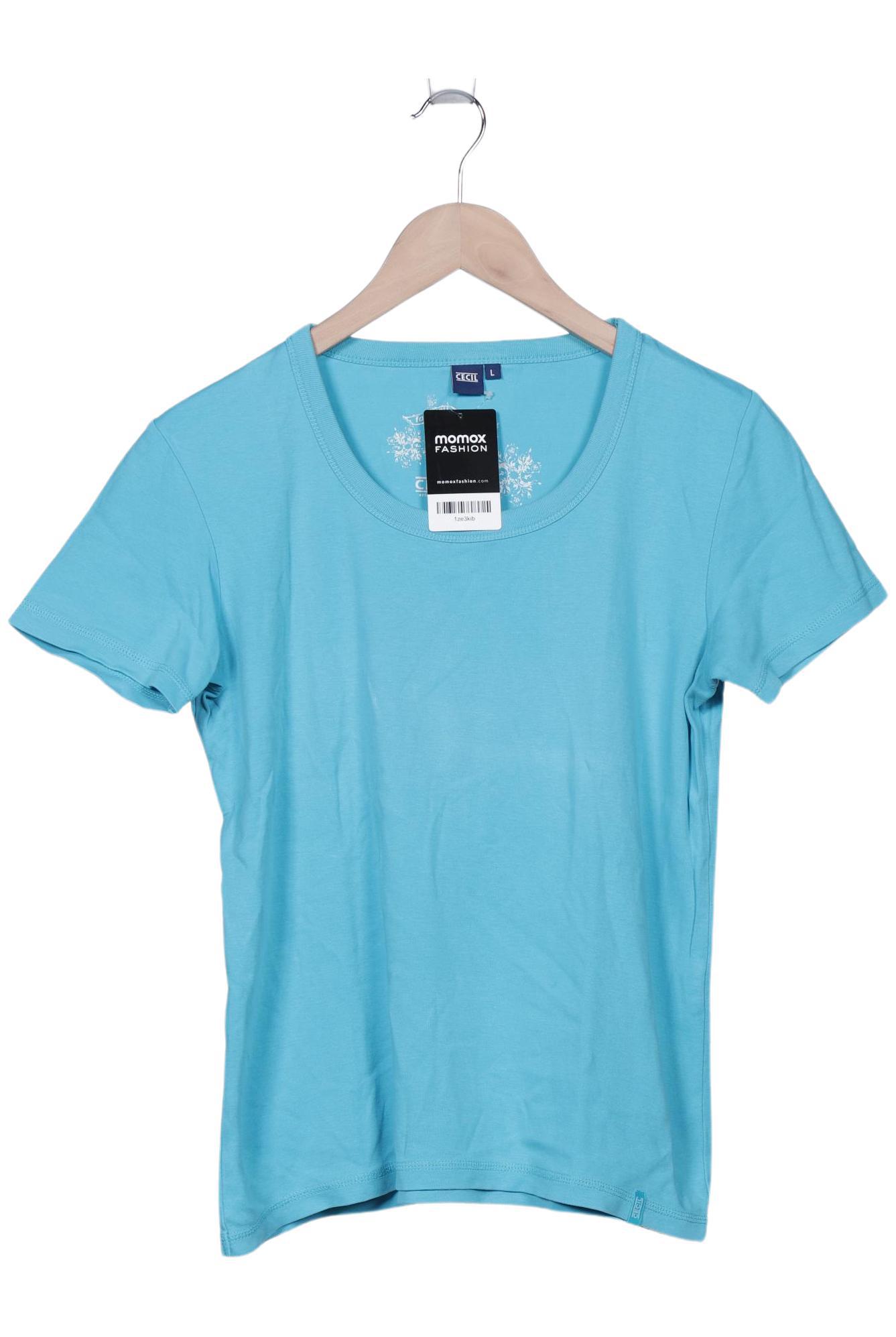 

Cecil Damen T-Shirt, blau, Gr. 42