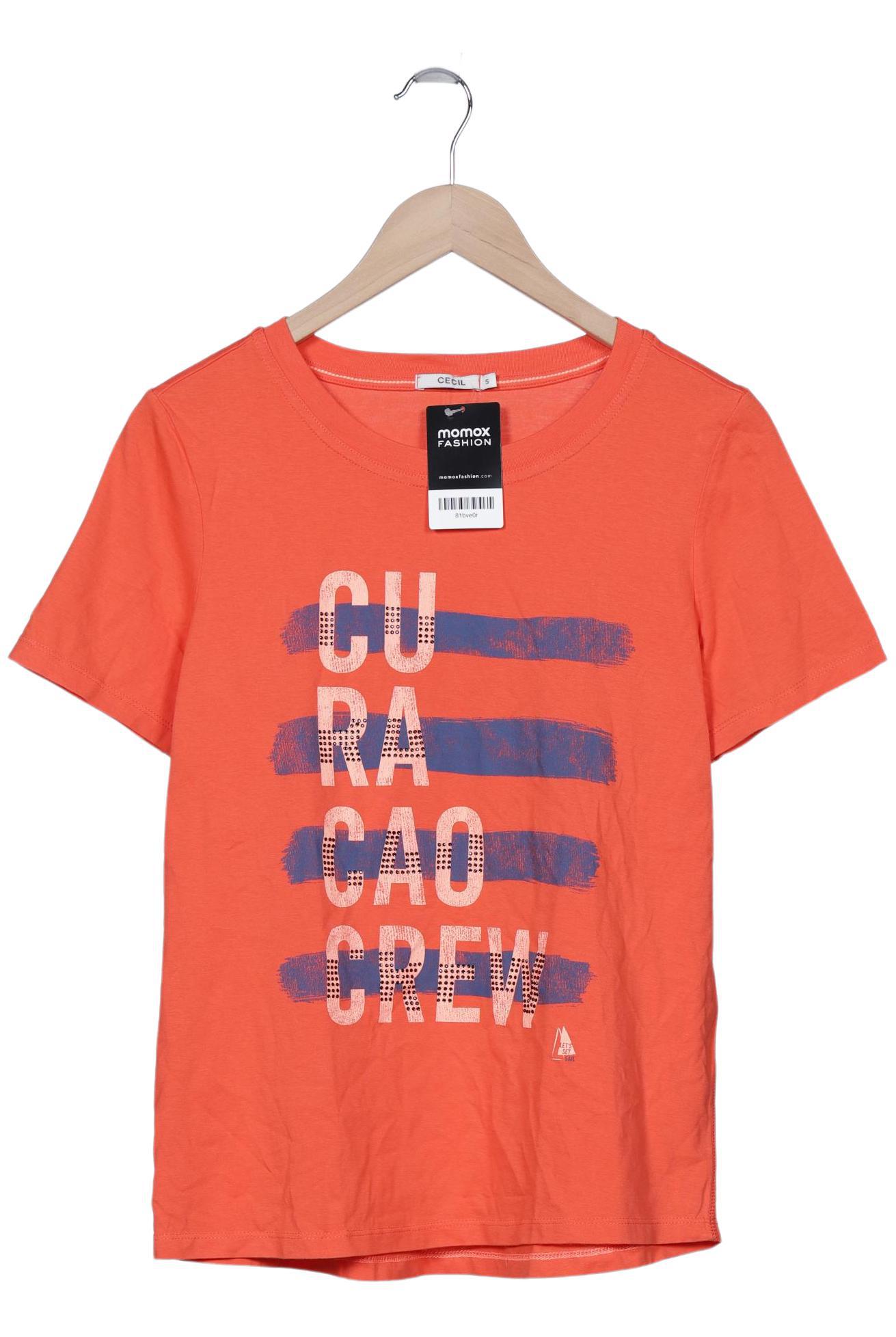 

Cecil Damen T-Shirt, orange, Gr. 36