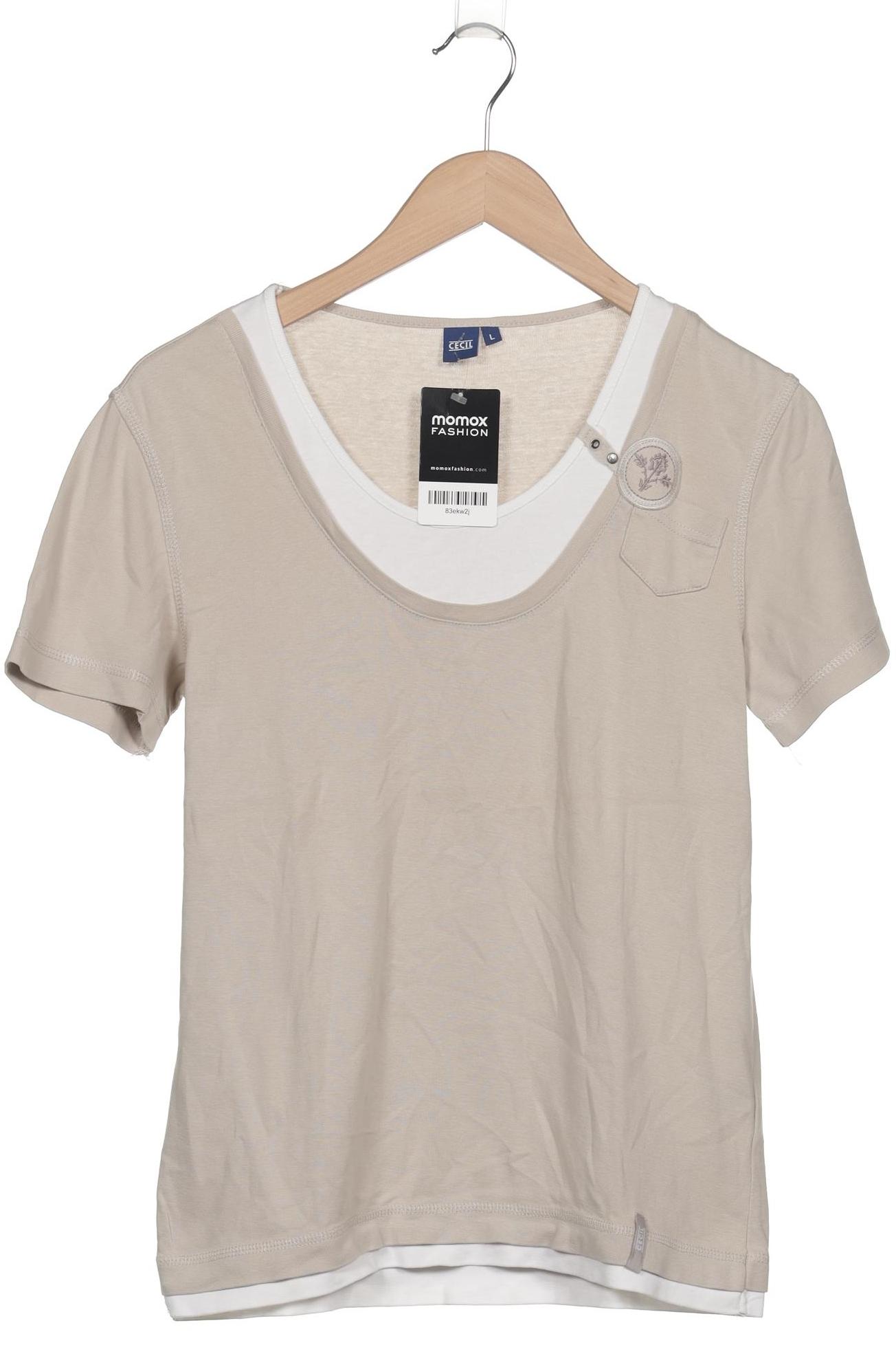 

Cecil Damen T-Shirt, beige, Gr. 42