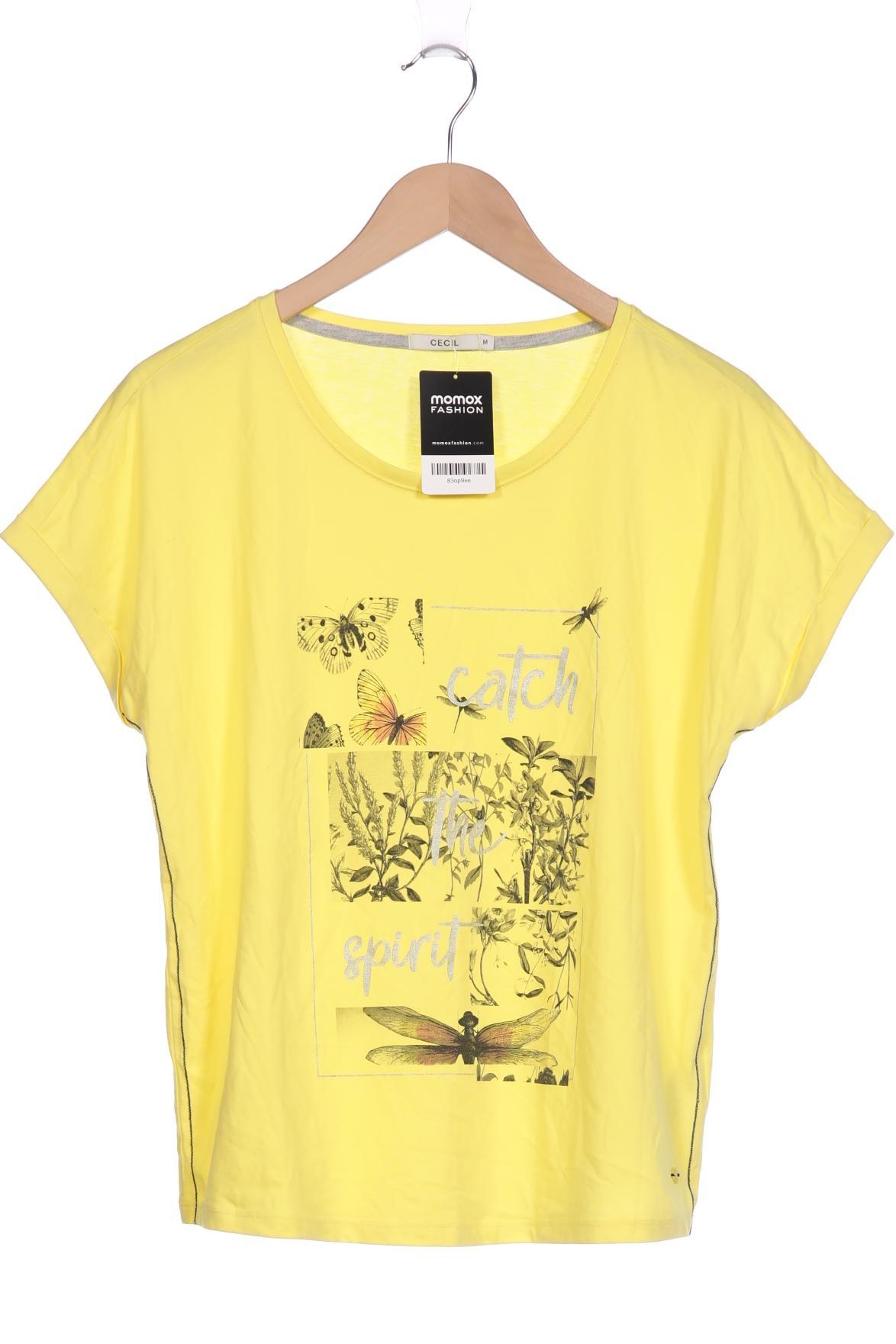 

Cecil Damen T-Shirt, gelb, Gr. 38