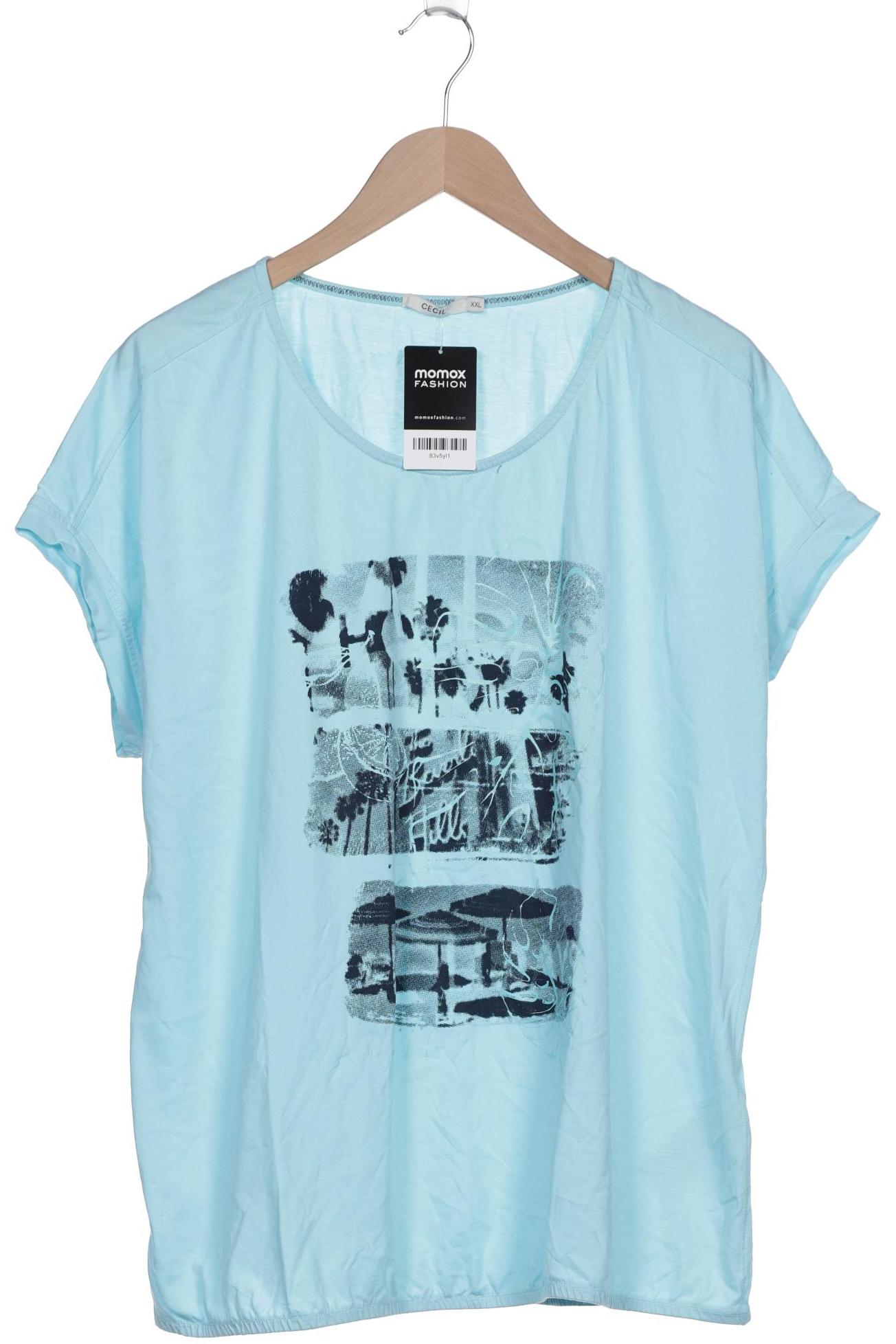 

CECIL Damen T-Shirt, hellblau
