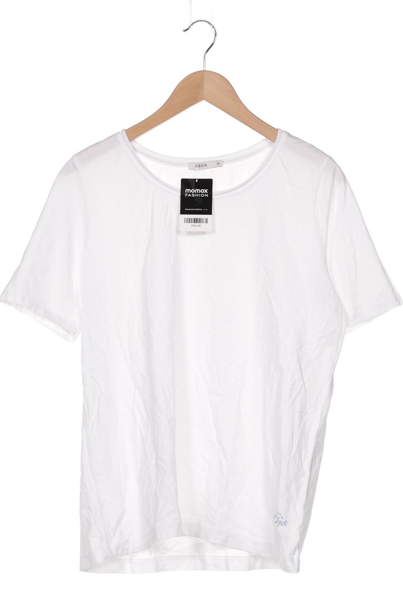 

Cecil Damen T-Shirt, weiß, Gr. 44