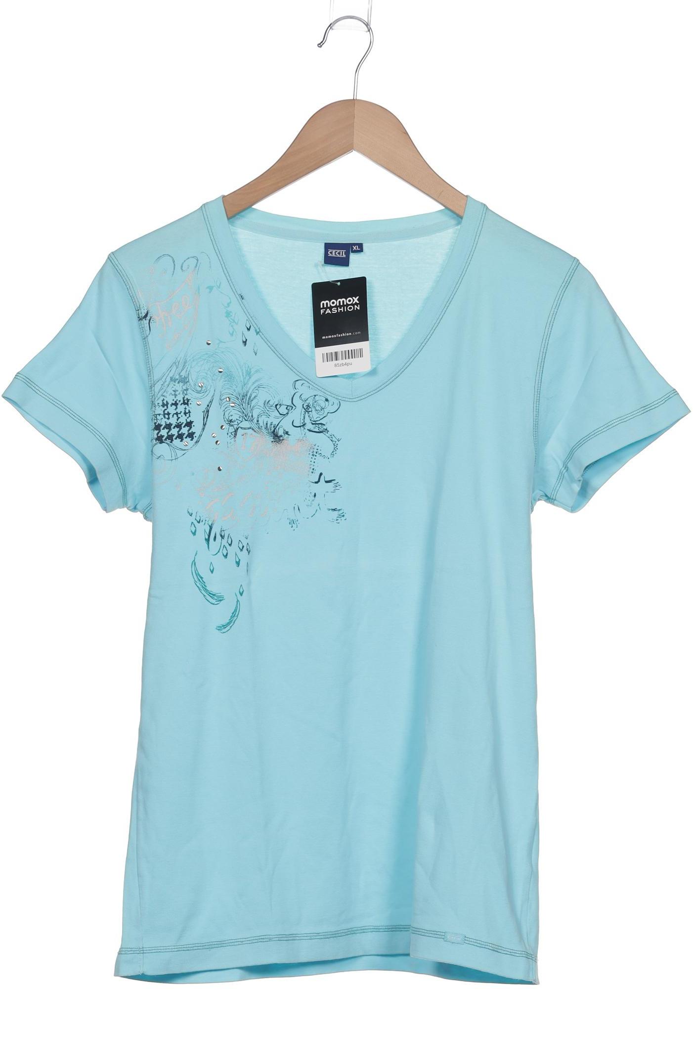 

Cecil Damen T-Shirt, blau, Gr. 44
