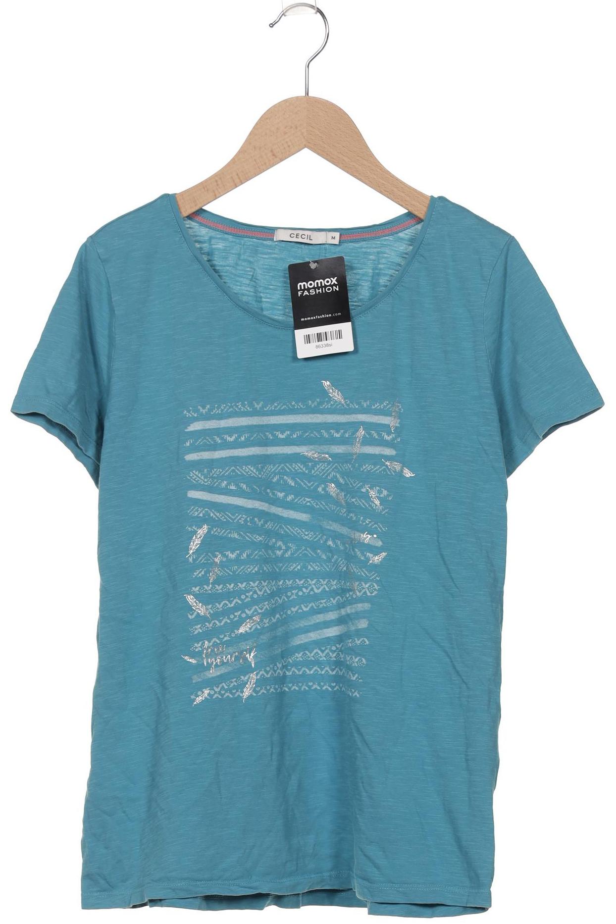 

Cecil Damen T-Shirt, blau, Gr. 38